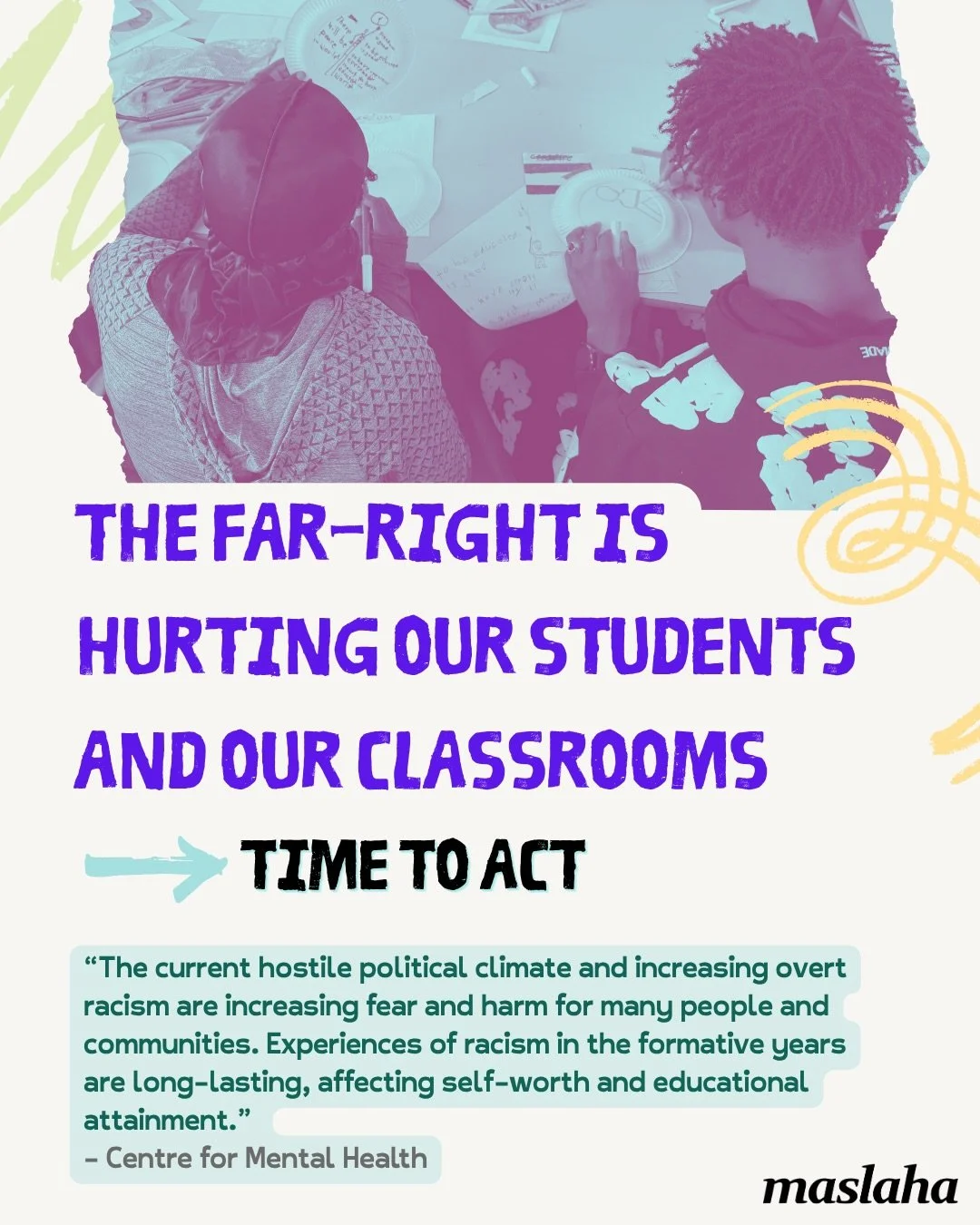 We worked with families and educators to create this resource on how schools can take meaningful action. 🌱

Read full resource on our website:
👉🏿maslaha.org/project/far-right-teacher-resource

Thank you to all those who contributed -&nbsp;Young pe