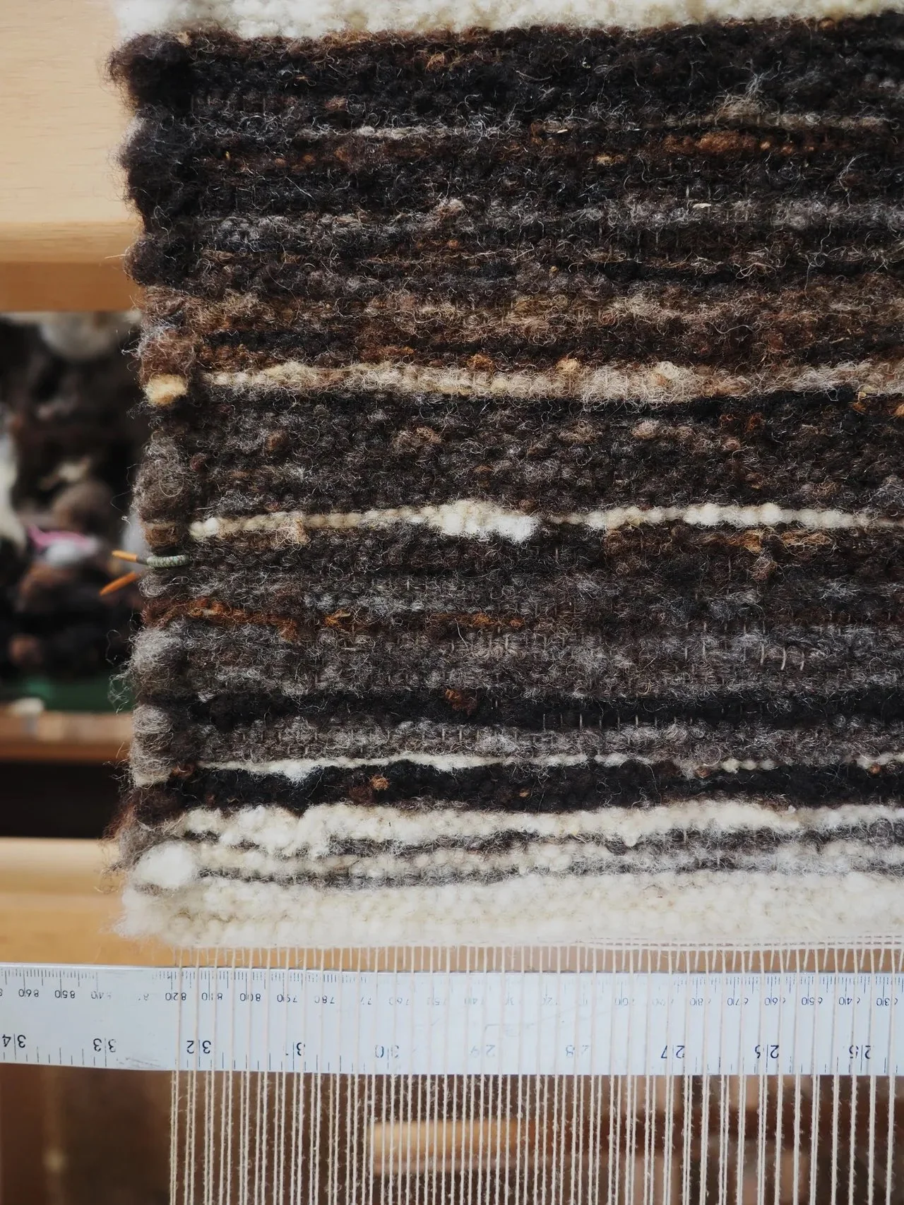 Julia Rebaudo handwoven rare breed rugs And wallhangings