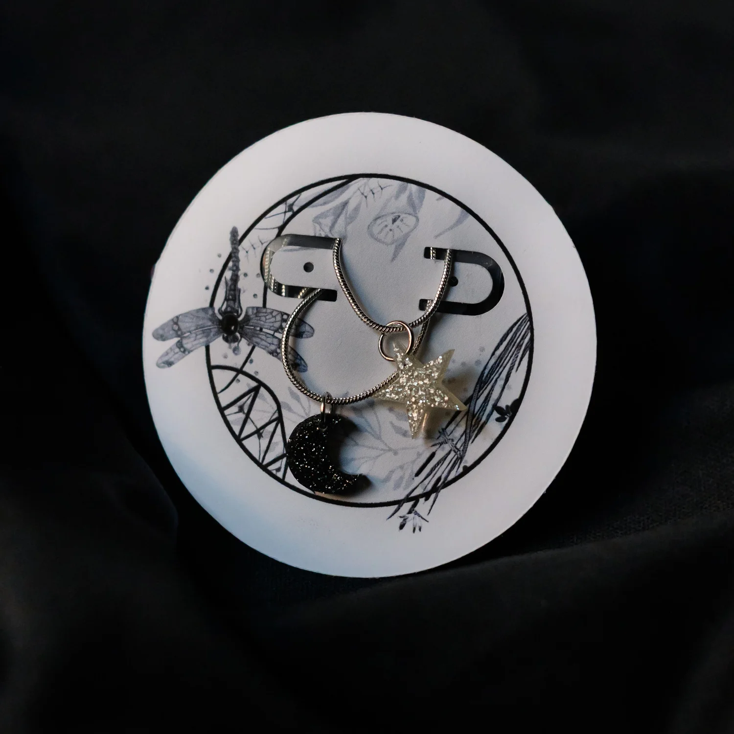 Star & Moon Necklace Set