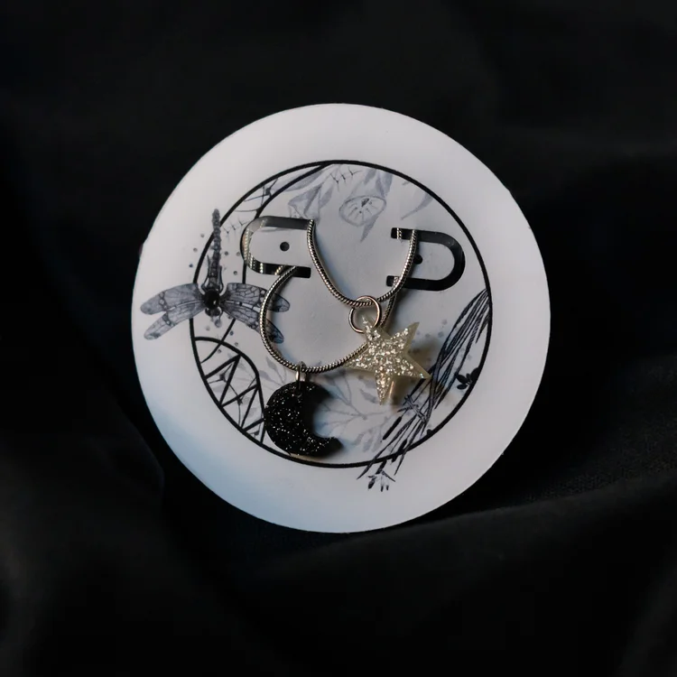 Star & Moon Necklace Set