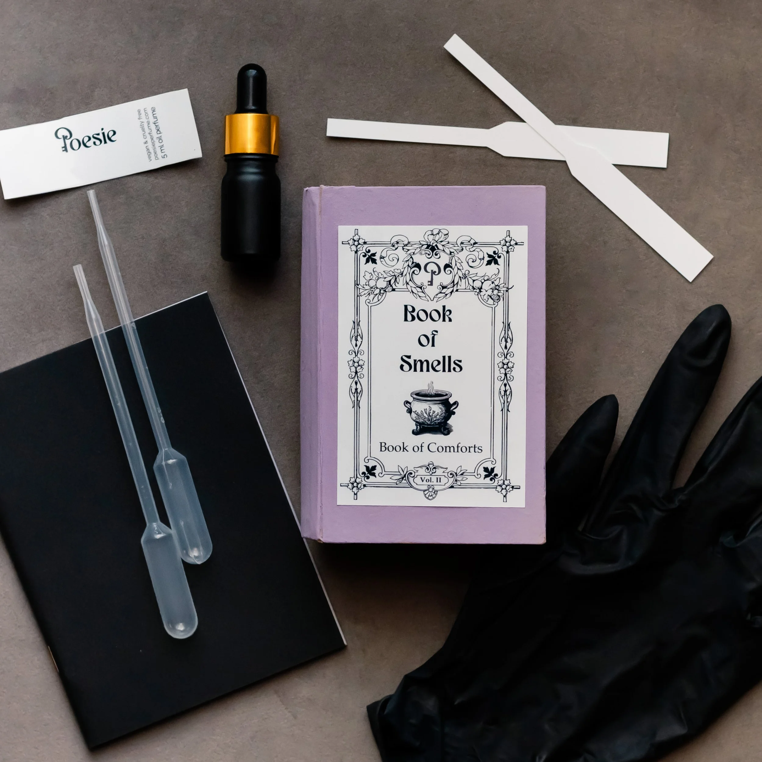 Perfumer Notes Kit 5 ml Bottle & Blank Label — Poesie Perfume and Tea