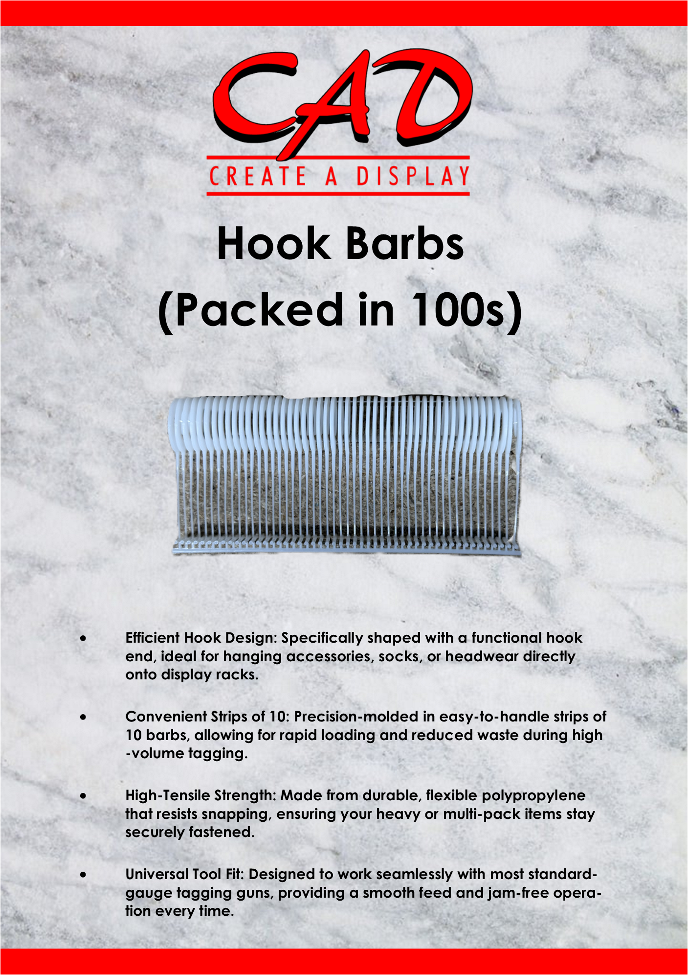 Hook Barbs (Packed in 100s)