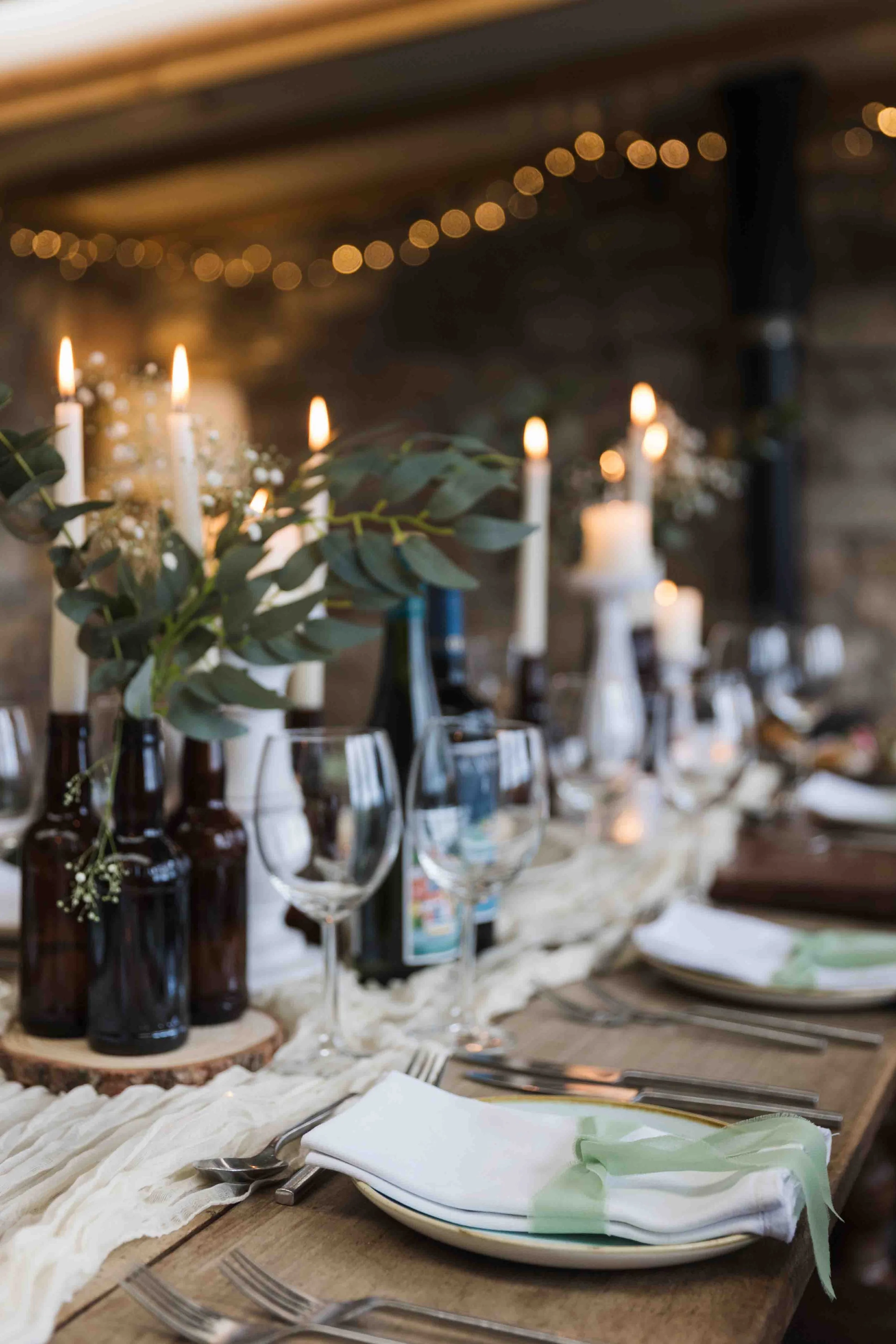a family sharing a wedding meal at our northumbrian restaurant