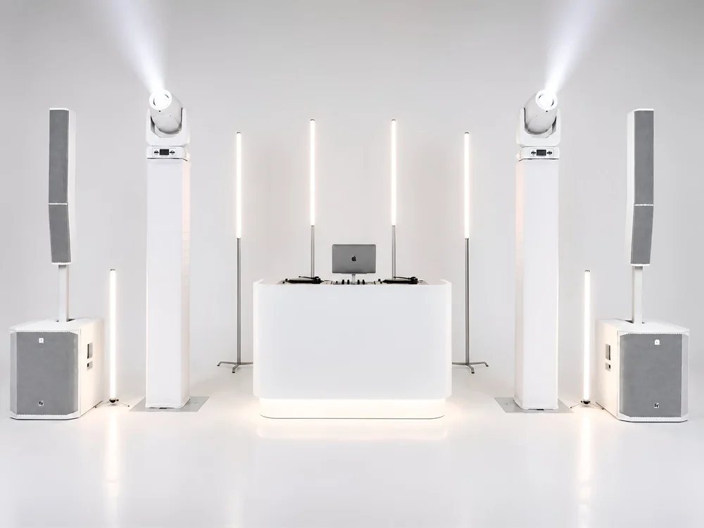 Platinum wedding DJ package with premium sound, uplighting and photo booth