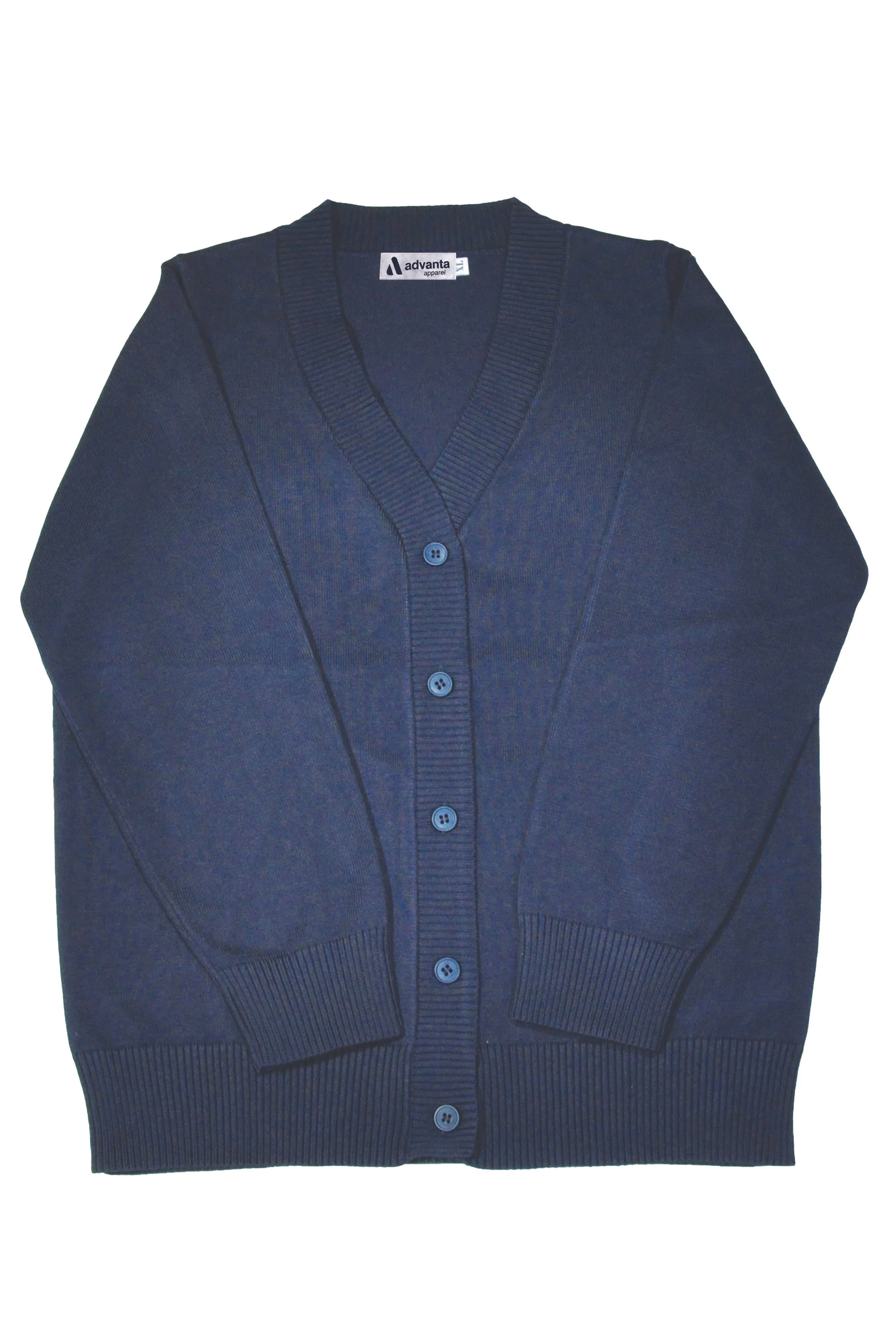 Button Cardigan Sweater - Navy