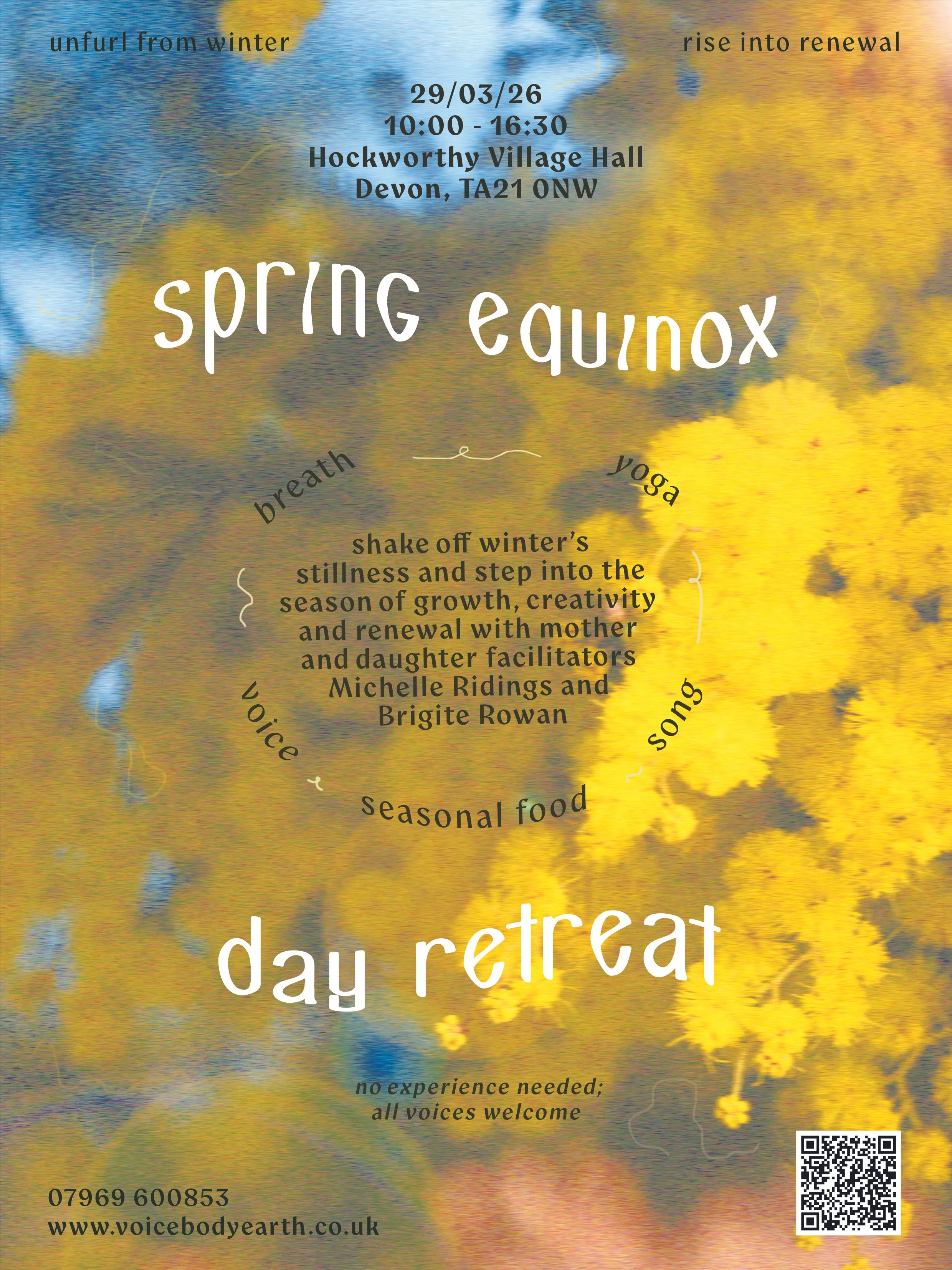 Spring Equinox Day Retreat 2026 - Sing into Spring 