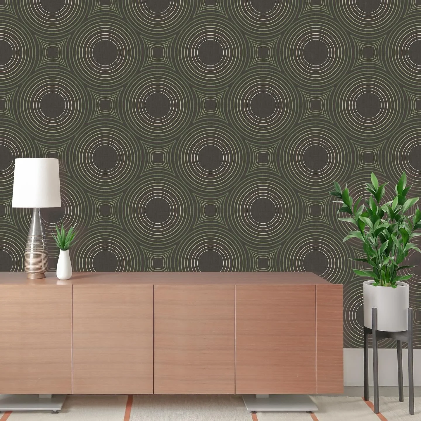 A little mid century mod ditty in some earthy colors. Some with halftone effect some without. Any favorites? #midcenturydesign #wallpaper #modernliving #geometricpattern #earthyvibes #earthytones