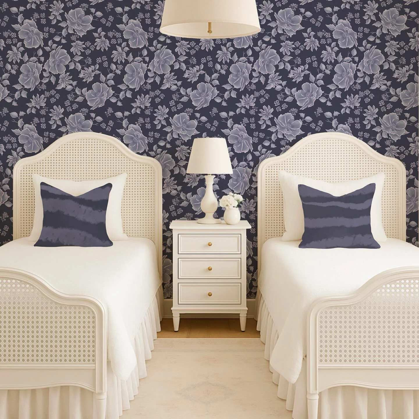 Recoloring Vintage Heirloom Poppies to suit those who prefer softer muted tones and neutrals. Here&rsquo;s the tone on tone batch which is now available on Spoonflower and soon in my other wallpaper shops. #vintage #heirloom #traditonal #classicflora