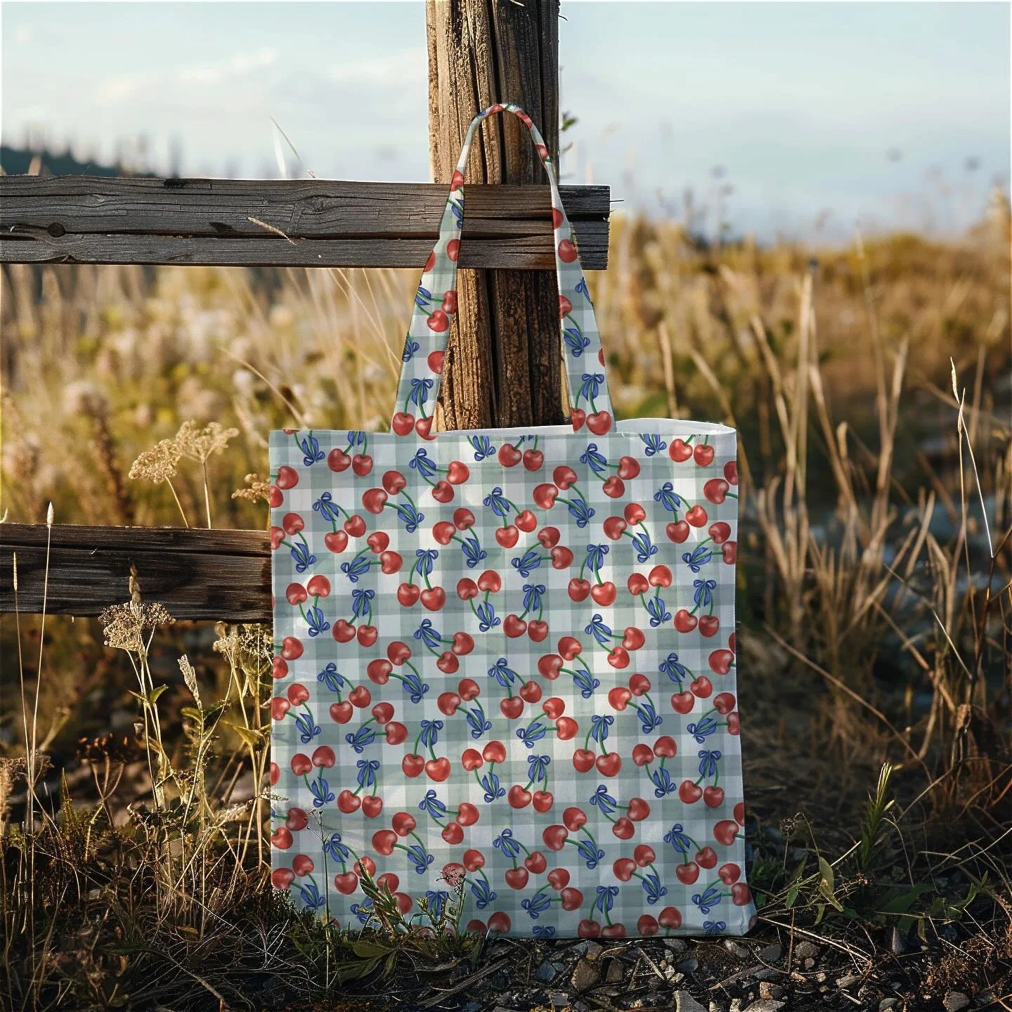 My entry for the @spoonflower Farmer&rsquo;s Market design challenge! Multiple color ways both on fresh ginghams and watercolor stripes. voting opens on February 26th!  Design #21554621 #surfacepatterndesigner #surfacepattern #farmersmarket #summer #