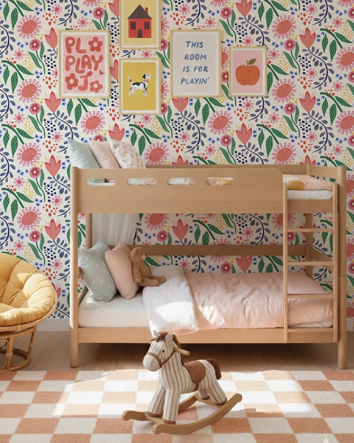 I absolutely LOVED designing this dopamine decor, color rich, vibrant maximalist collection! With all the colors it&rsquo;s up to 71 options available for sale now. So so many ways to combine these beautiful textures, colors, and patterns into your l