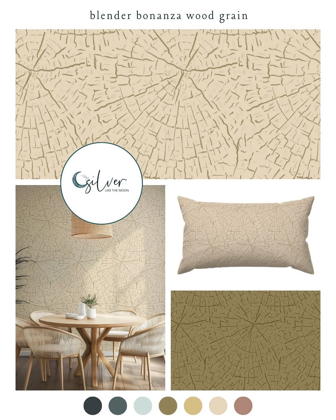 I was a little lost at first what to do for the wood grain prompt so I went abstract. I LOVE this one so much I may have to order my own home! I reach the 50 limit again so all the colors will be up next week but cream, olive, and slate blue are avai