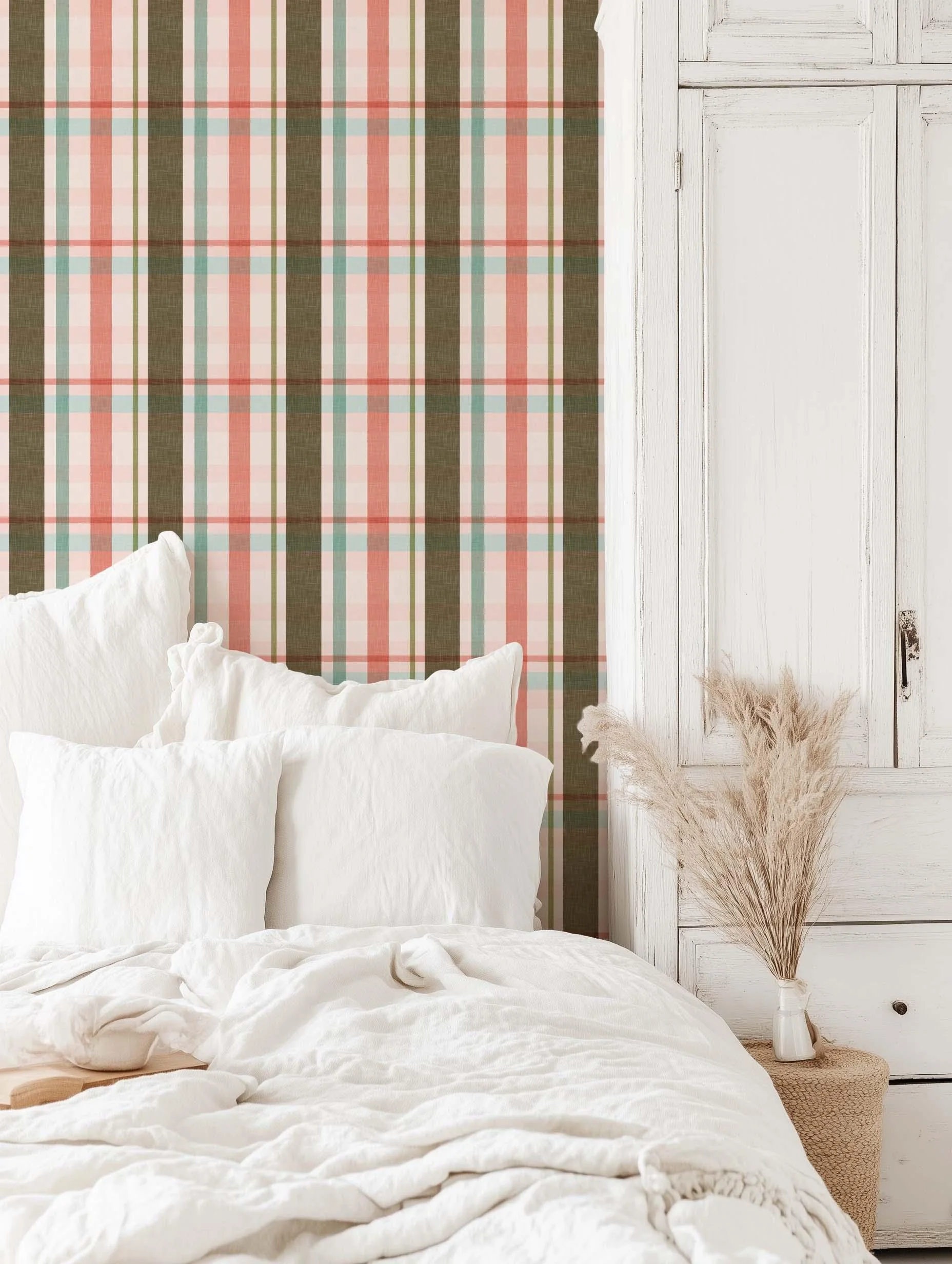 Wabi Sabi Large Plaid Olive