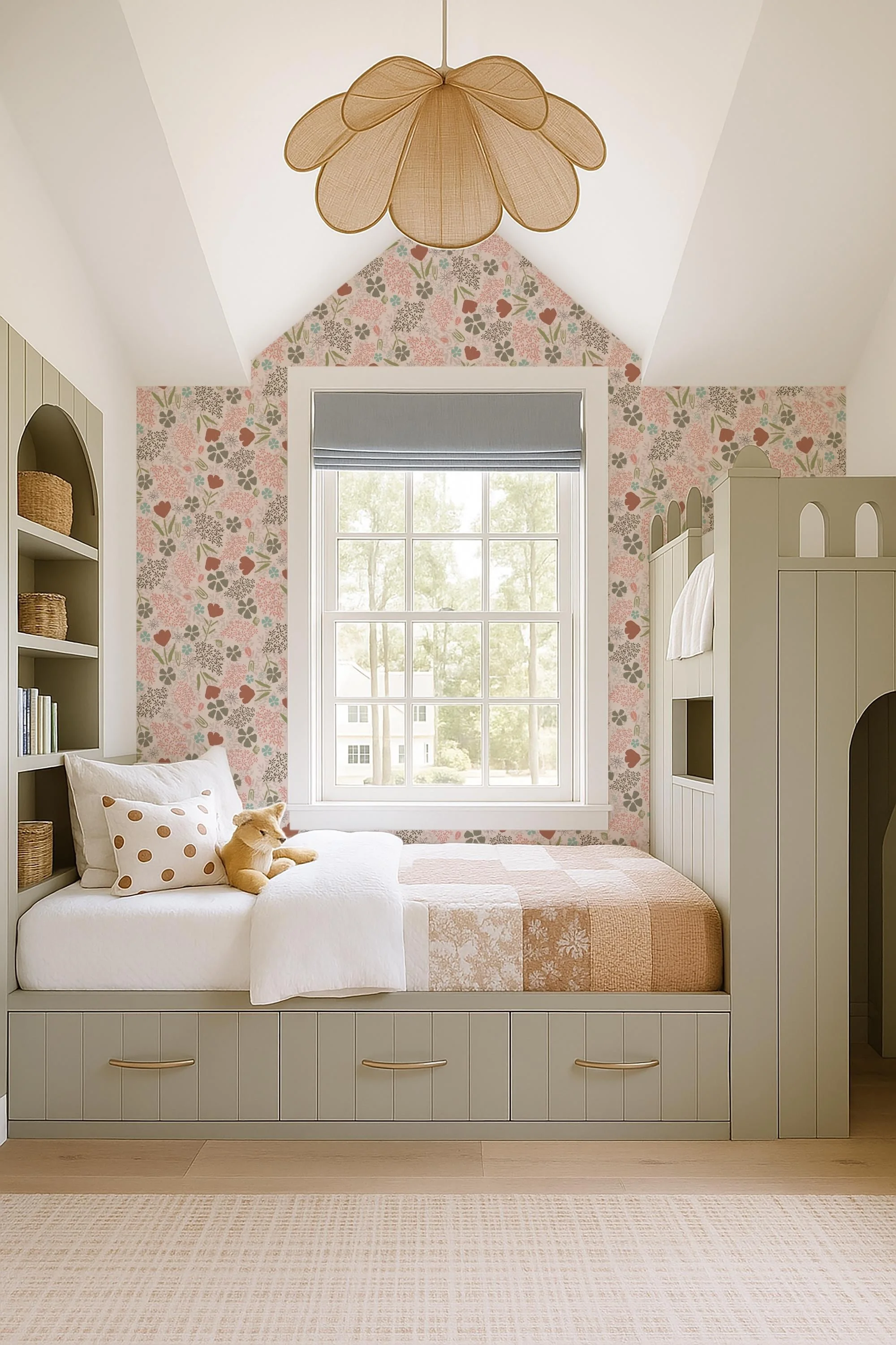 Sweet Floral Ditsy Blush Large