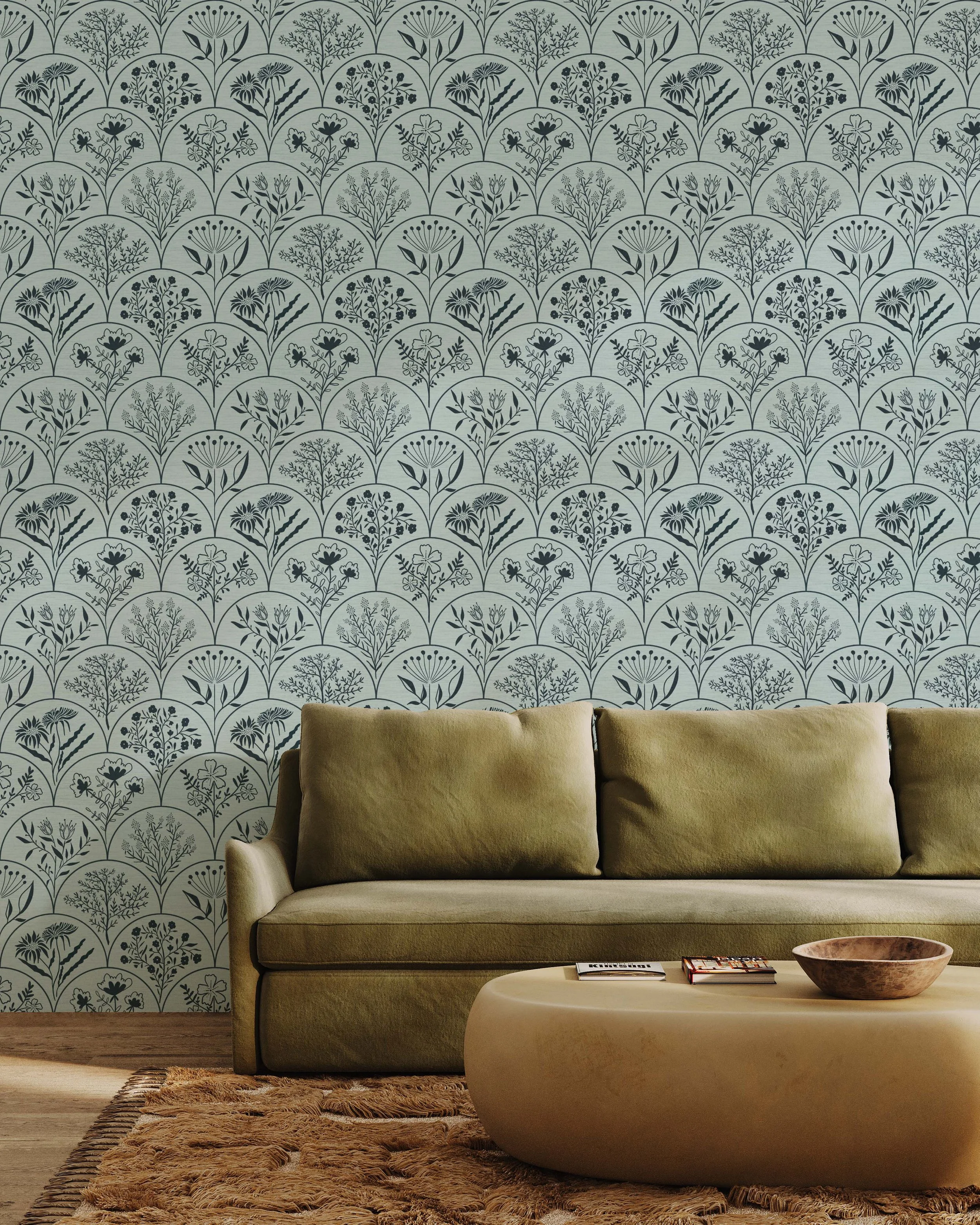 BohoLivingGreenCouchFloralScallopSkyBlue.jpg