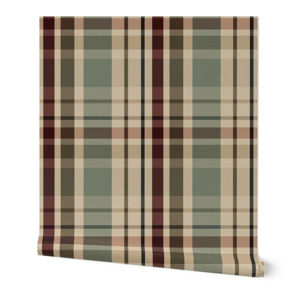 Twill Weave Wine and Green Single_21049413.jpg