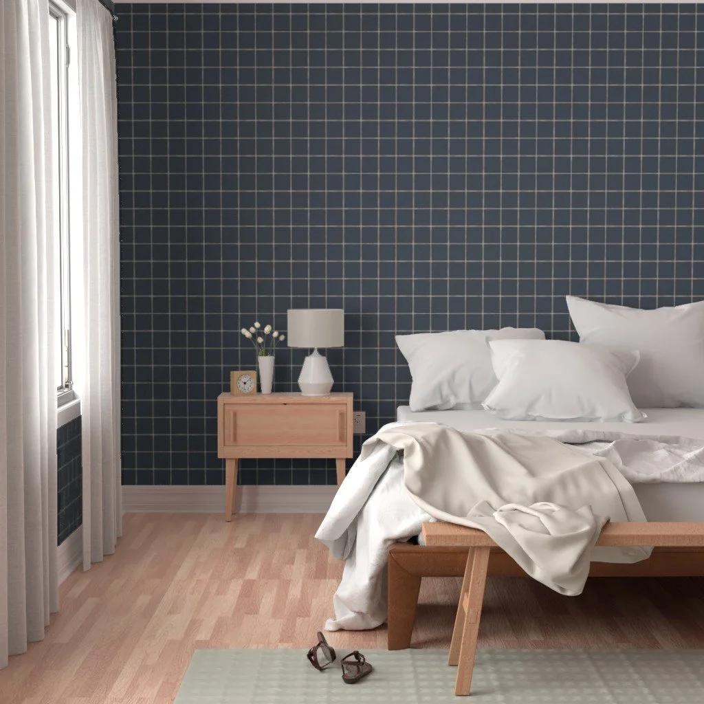 Watercolor Window Pane Plaid Navy Bed1_21084421.jpg