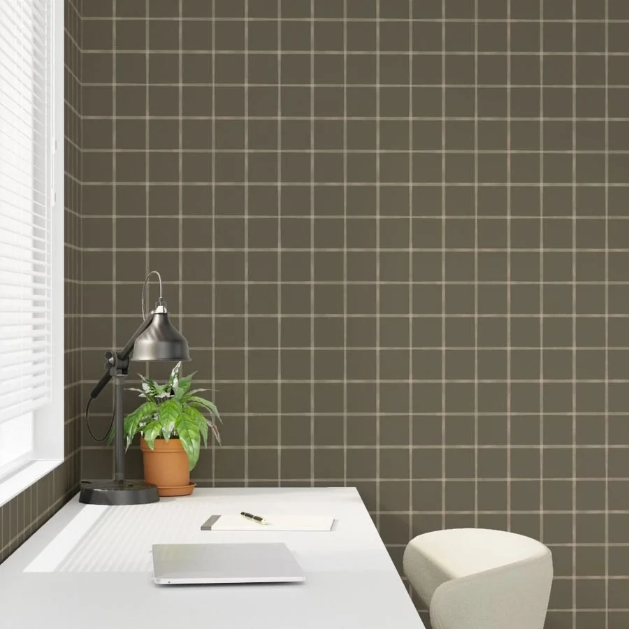 Watercolor Window Pane Plaid Khaki Desk_21084419.jpg