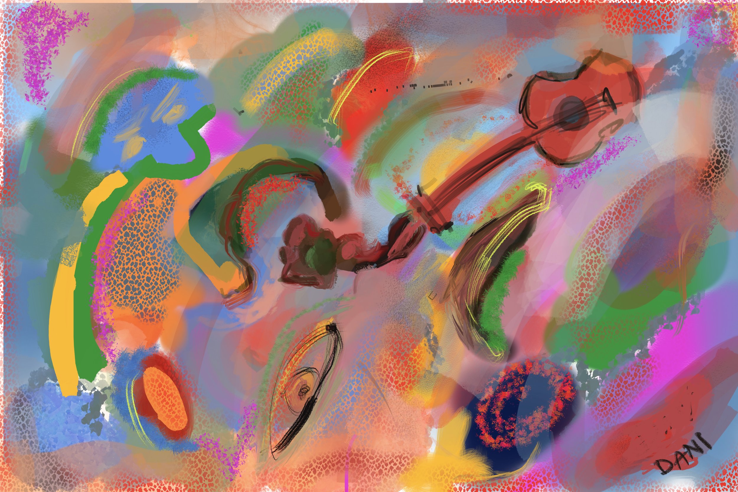 Guitar Abstract