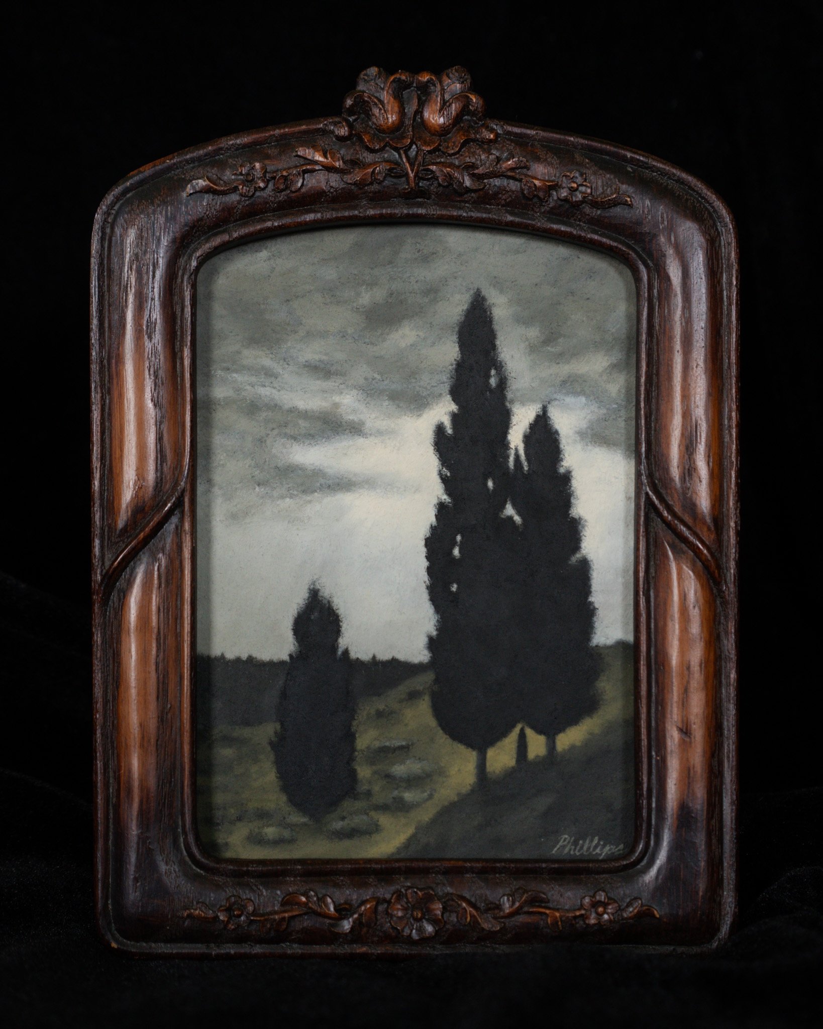 Between the Cyrpresses