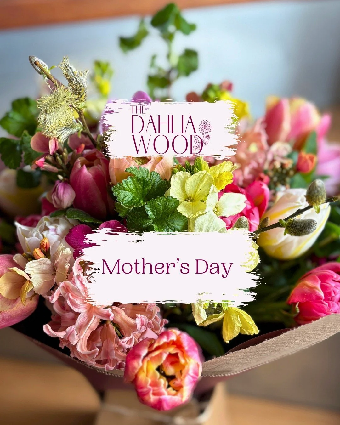 We're here for you this Mother's Day 💕Choose from a Mother's Day bouquet, or a workshop place for your loved one. For more info on these options check out our website (link in bio).

The Dahlia Wood | Slow grown, seasonal Welsh flowers | Whimsical, 