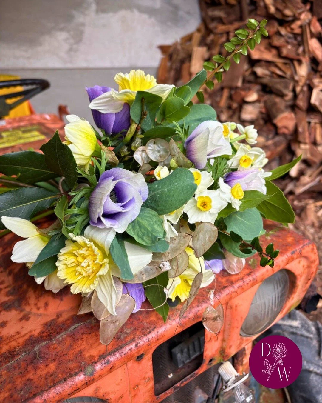 Life on the farm in March...

1🌷 Spring flowers and farm machinery - we love the contrast of these delicate colours against the earthy tones of the tractor and wood chip. 
2&amp;3🌷Seedlings are taking over! We're always preparing for future seasons