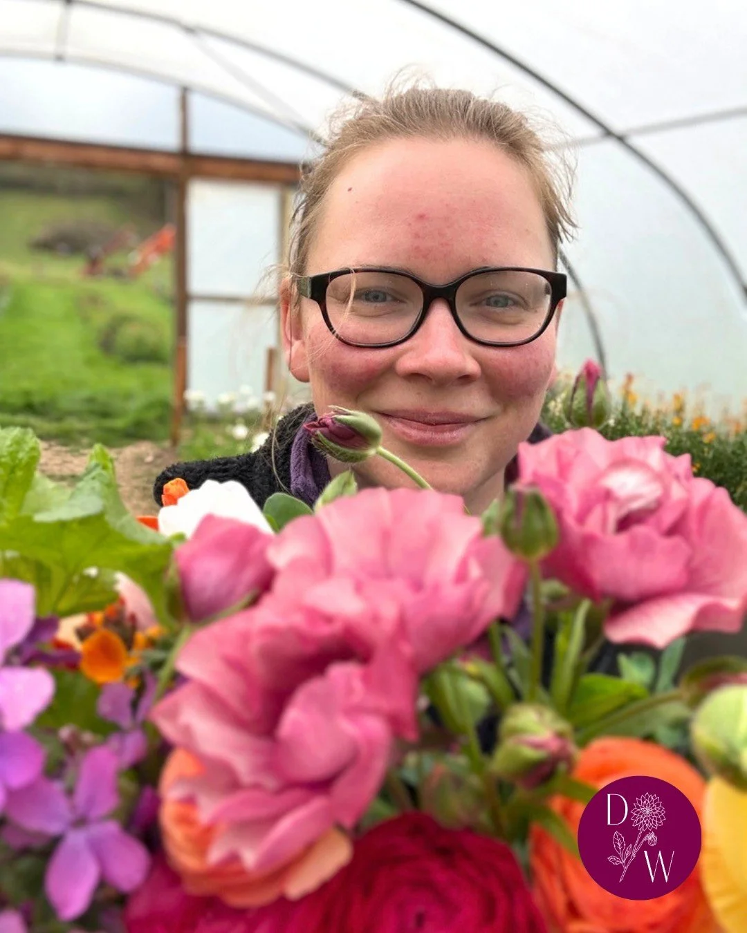 Life on the farm so far this month...

1🌼 It's full steam ahead with harvesting! Lots of lovely blooms are ready to go.
2 &amp; 3🌼 Wholesale buckets ready for our wonderful florists.
4 🌼 Camassia - a sea of glorious blue.
5 🌼 Geums showing off th