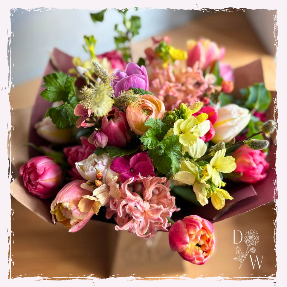Seasonal Spring flowers workshop llandeilo April 2026