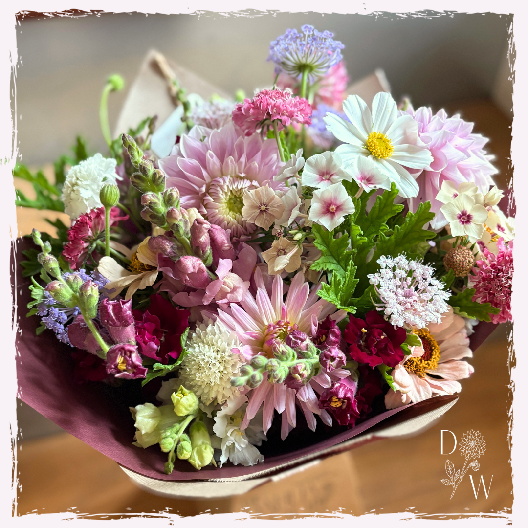 Seasonal Welsh flowers summer gift bouquet