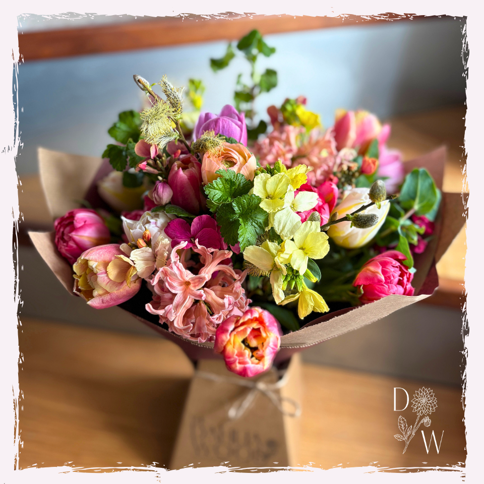 Seasonal Welsh flowers Llandeilo Mother's Day