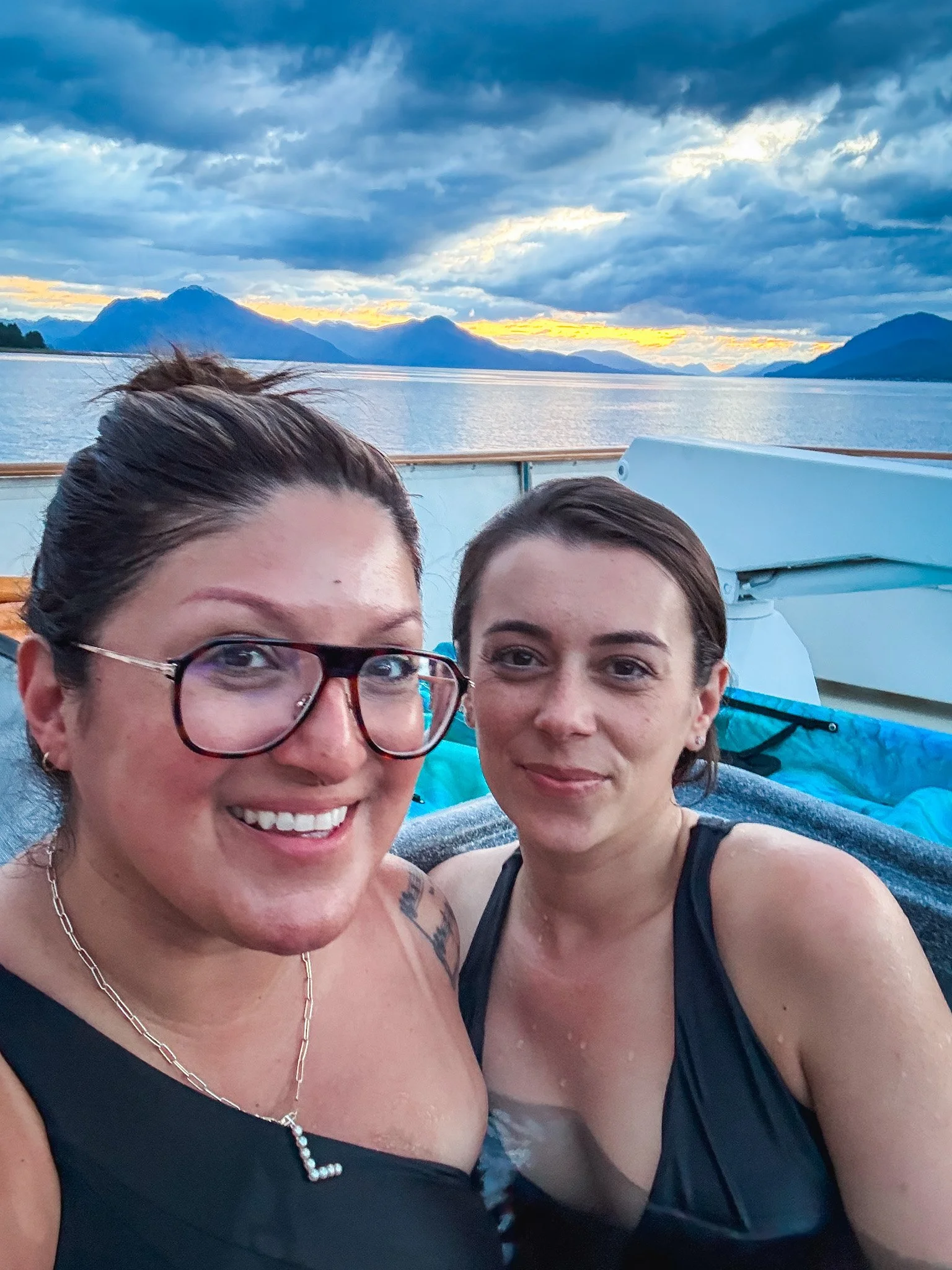 Evening Hot Tub