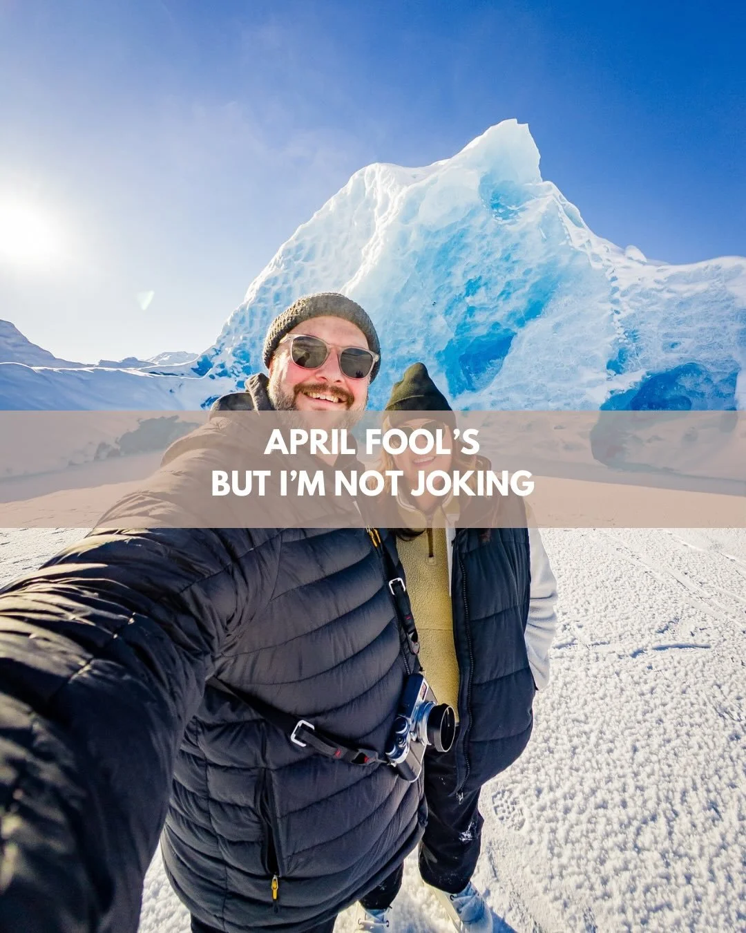 April Fool&rsquo;s. But I&rsquo;m not joking about this.

I&rsquo;ve worn these bunny boots on a glacier, in Talkeetna (yes, I met the mayor 🐕), in a plane, and now one of you gets a pair.

And I&rsquo;m telling you right now, these are not just cut