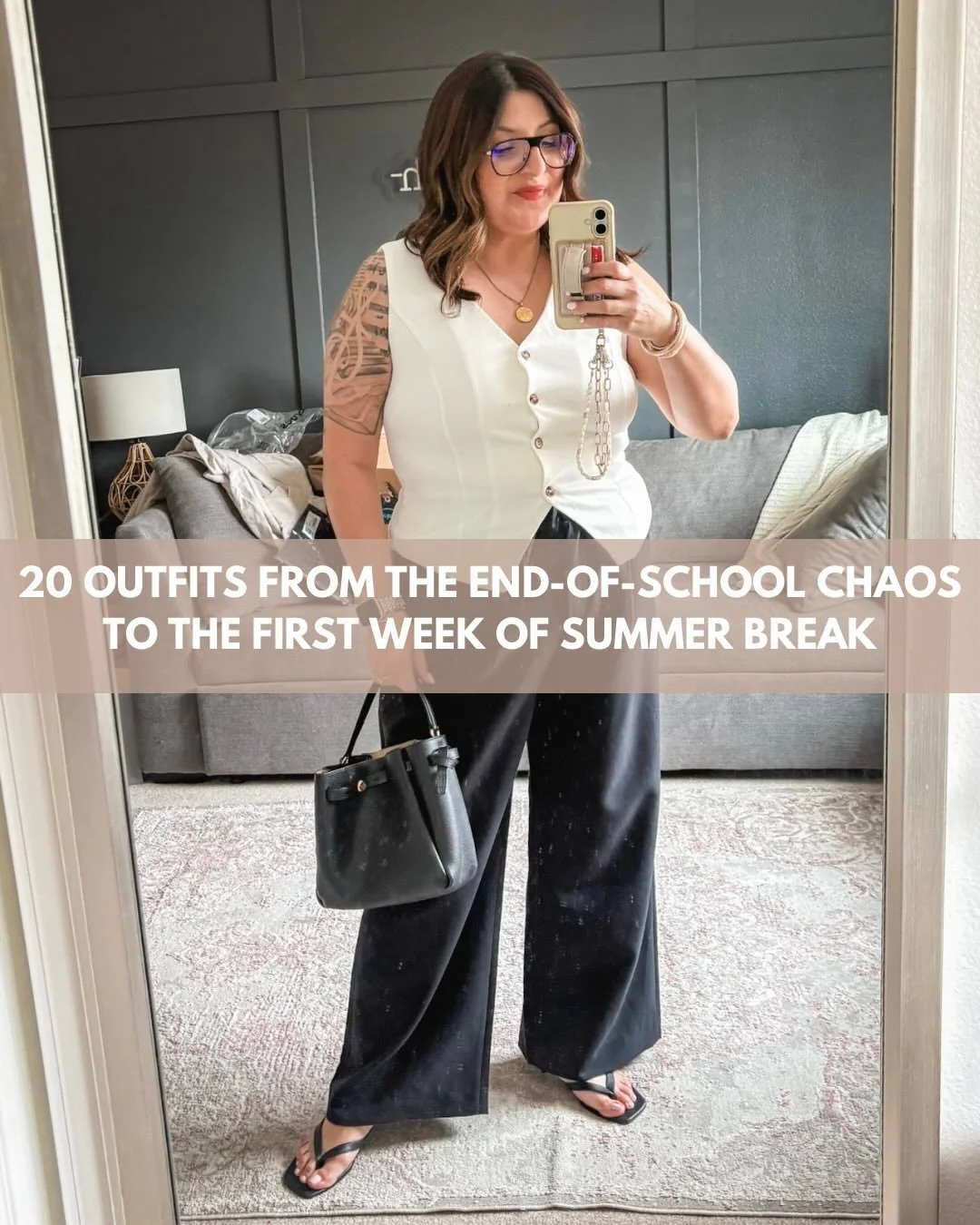 May was a lot.

There were choir concerts, my kids&rsquo; concerts, Mother&rsquo;s Day, graduation parties, end-of-school chaos, rainy days, chilly days, and then somehow summer break finally showed up.

These are 20 outfits I actually wore through a