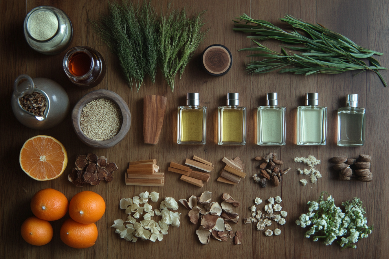 fragrances raw materials  for layering scents