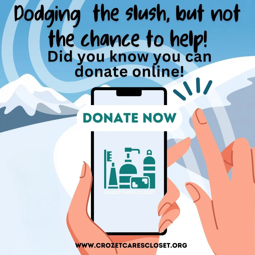 Messy weather won't stop the giving! ❤️ Shop online for the CCC today! ❤️#givelocal #crozetcommunity #crozetcarescloset