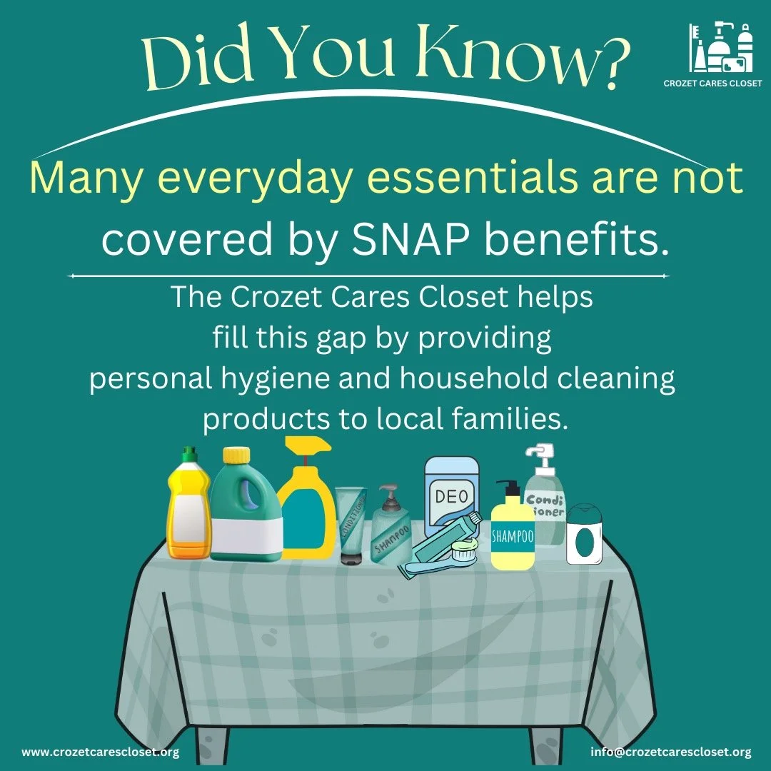 Find donation drop-off sites with our community partners by visiting our website or profile. We&rsquo;re grateful for your support! #crozetcares