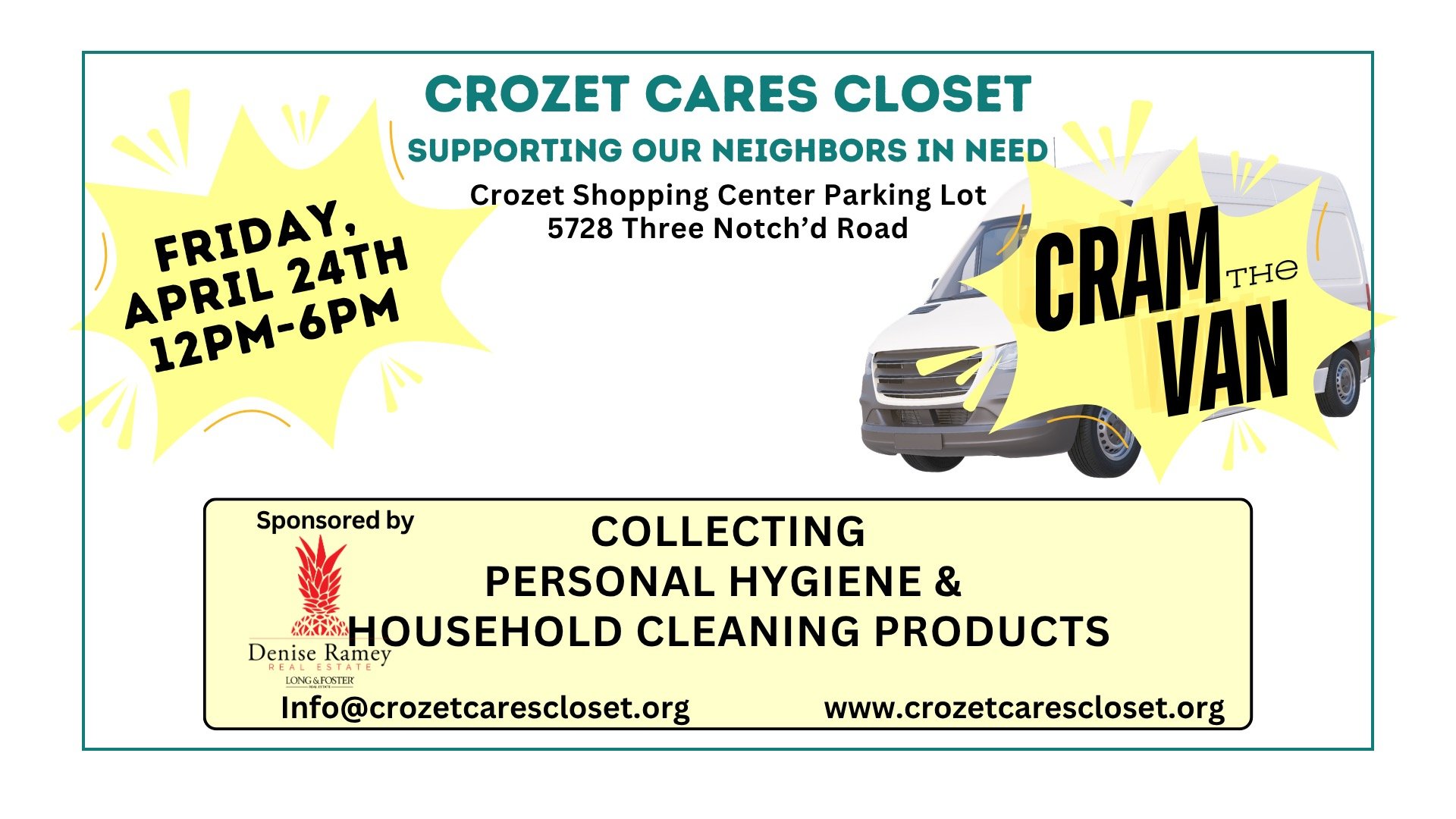 Next time you&rsquo;re at the store, toss an extra item in your cart for Crozet Cares Closet! 🛒✨
Simple items like detergent, shampoo, and cleaning supplies go a long way.
Let&rsquo;s fill the shelves and support our neighbors!
#CrozetCares #CrozetC
