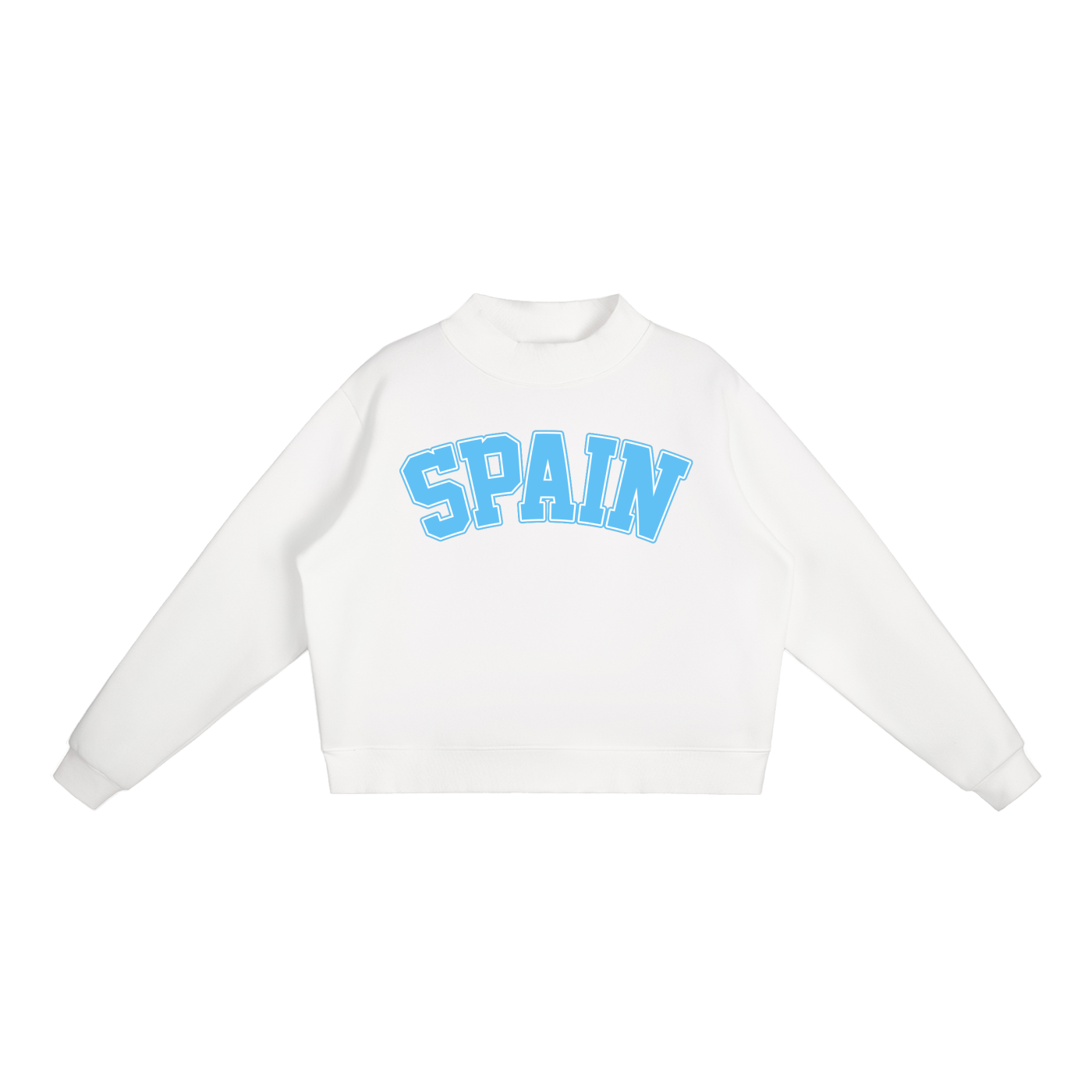 Spain Park (SPAIN) Mock-Neck Crew Sweatshirt