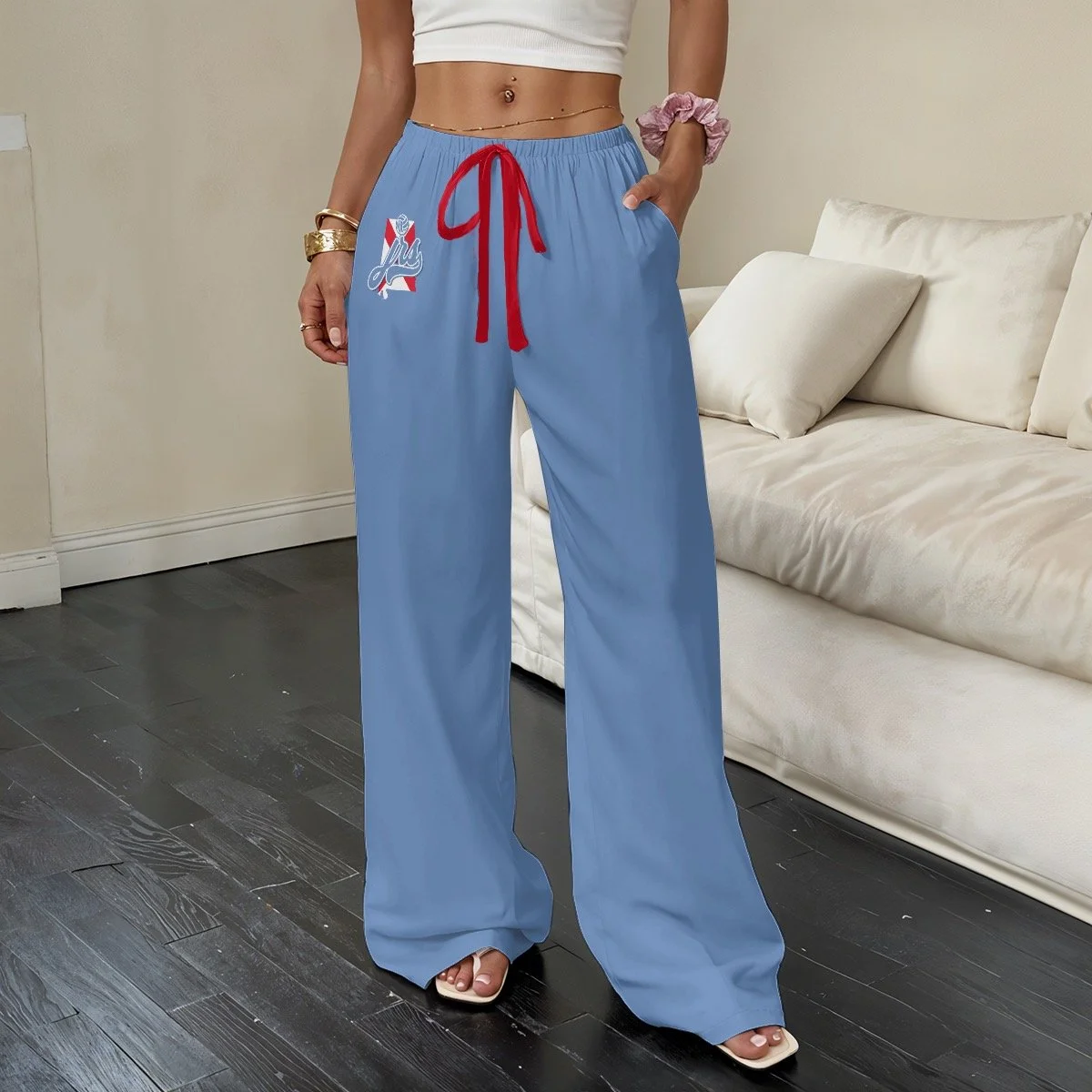 AL Jrs Cover-up Bottoms Blue