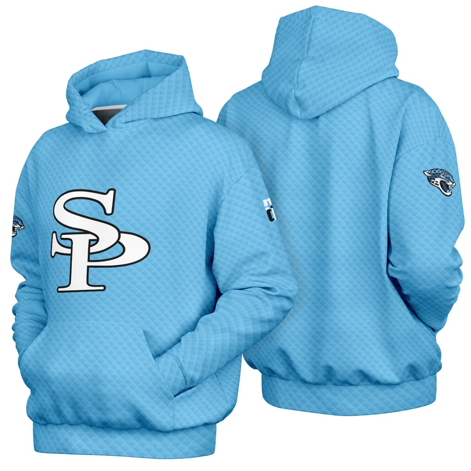 Spain Park Jaguar  Pattern Hoodie