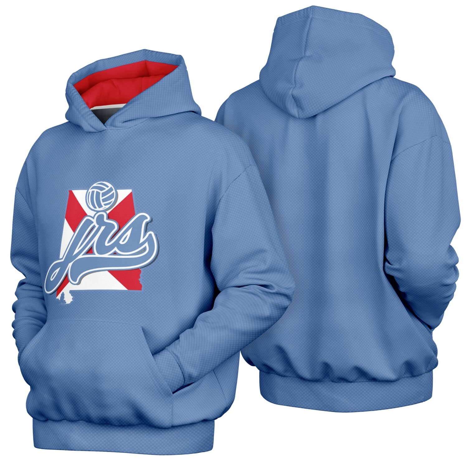 Alabama jrs Volleyball  Pattern Hoodie