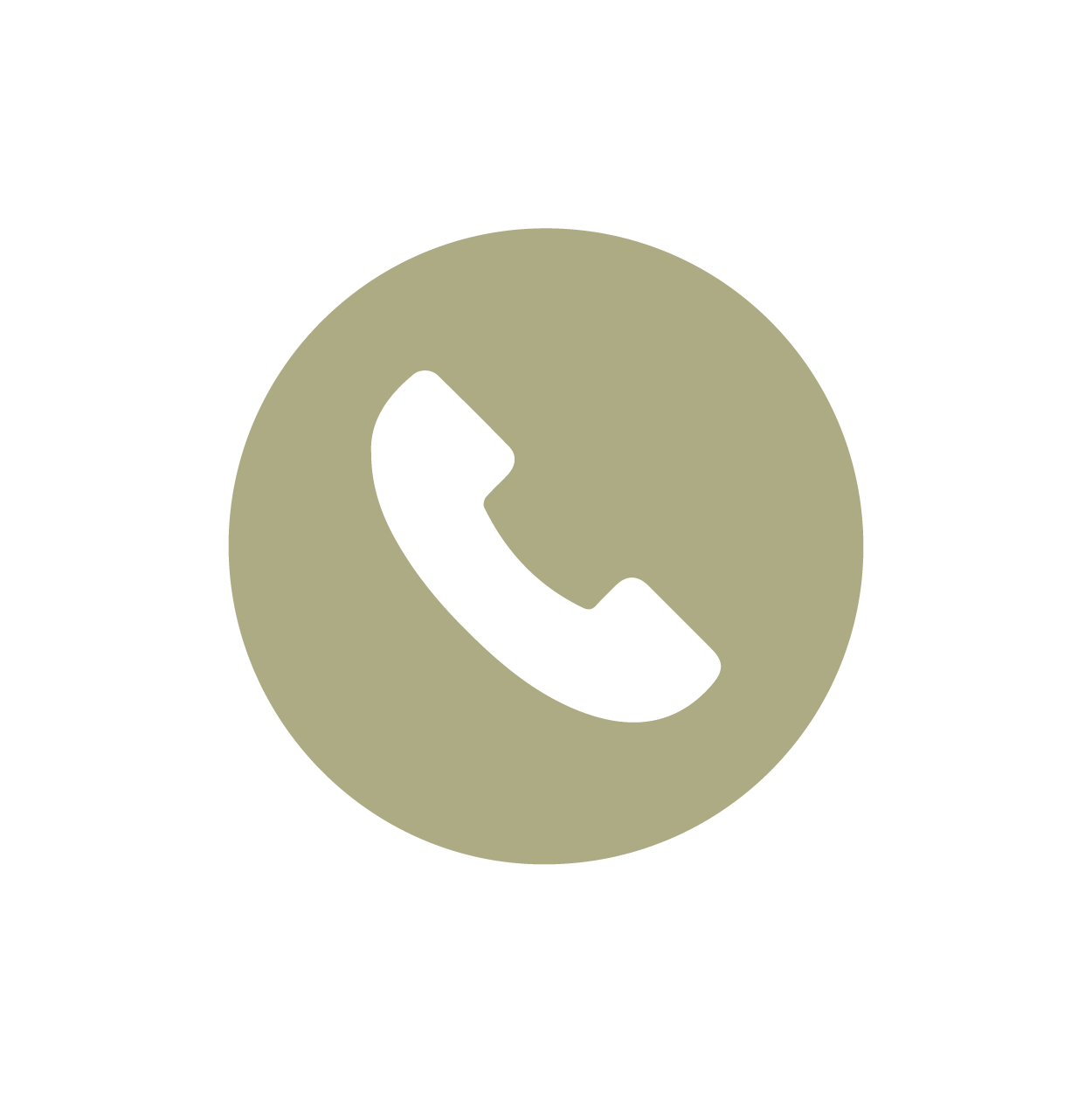 Icona di un telefono cellulare, rappresentata da un cerchio beige con una sagoma nera di un telefono a forma di avviso di chiamata.