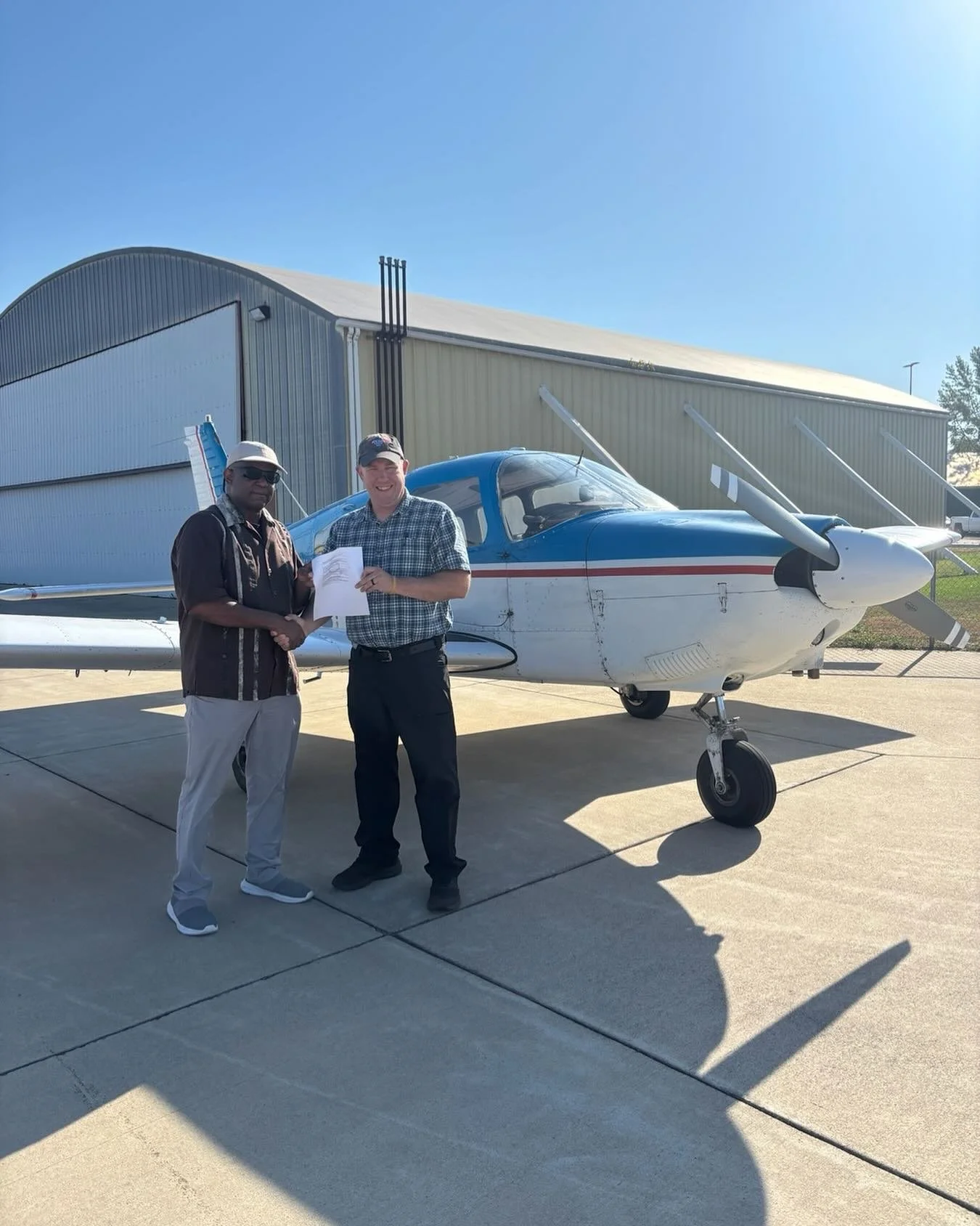 Congrats to Ed on earning his Instrument Rating! Another huge step forward in his aviation journey. ✈️ 

#instrument #pilot #sunriseaviationllc #aviation