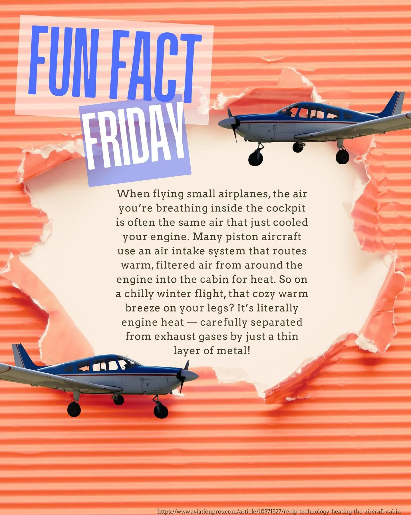 #funfactfriday #sunriseaviationllc #pilotlife #flightschool