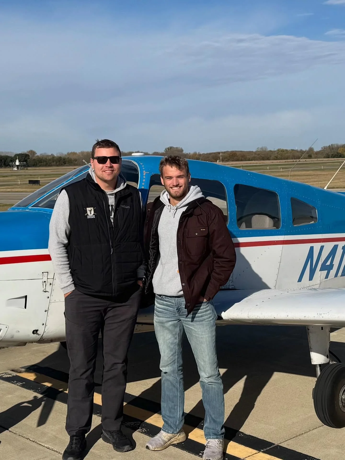 What a great way to start a Monday! ✈️ Nate completed his first solo flight today &mdash; an unforgettable moment in every pilot&rsquo;s journey. Congrats to him on taking this huge step towards his PPL! 🛫👏 
#firstsoloflight #sunriseaviationllc #pi