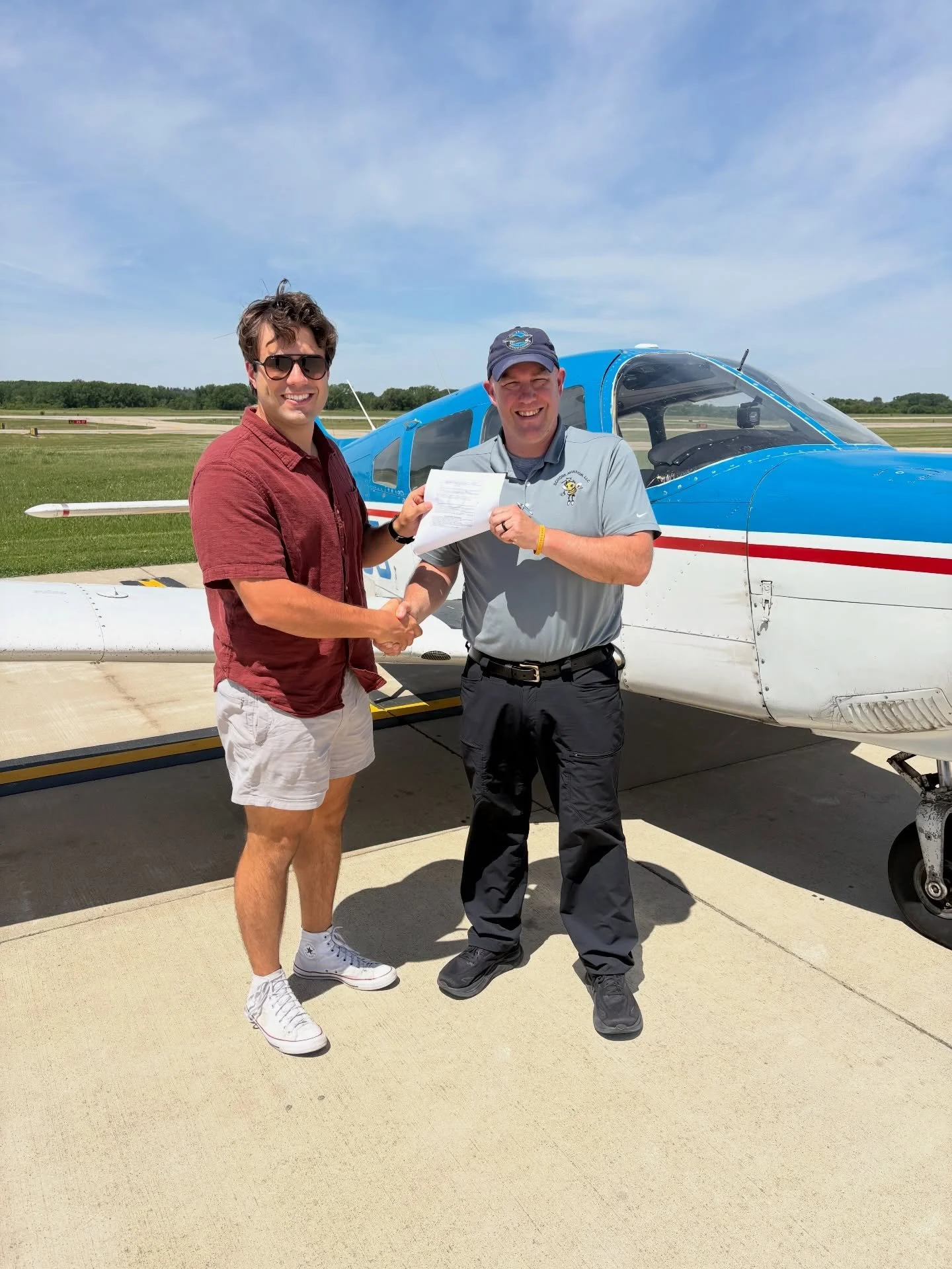 Congratulations to Danny on receiving his CFII license and completing our 3-Day Accelerated CFII Course! ✈️🎉
Danny&rsquo;s hard work, focus, and dedication paid off and we look forward to seeing his continued success in aviation.
#SunriseAviation #C