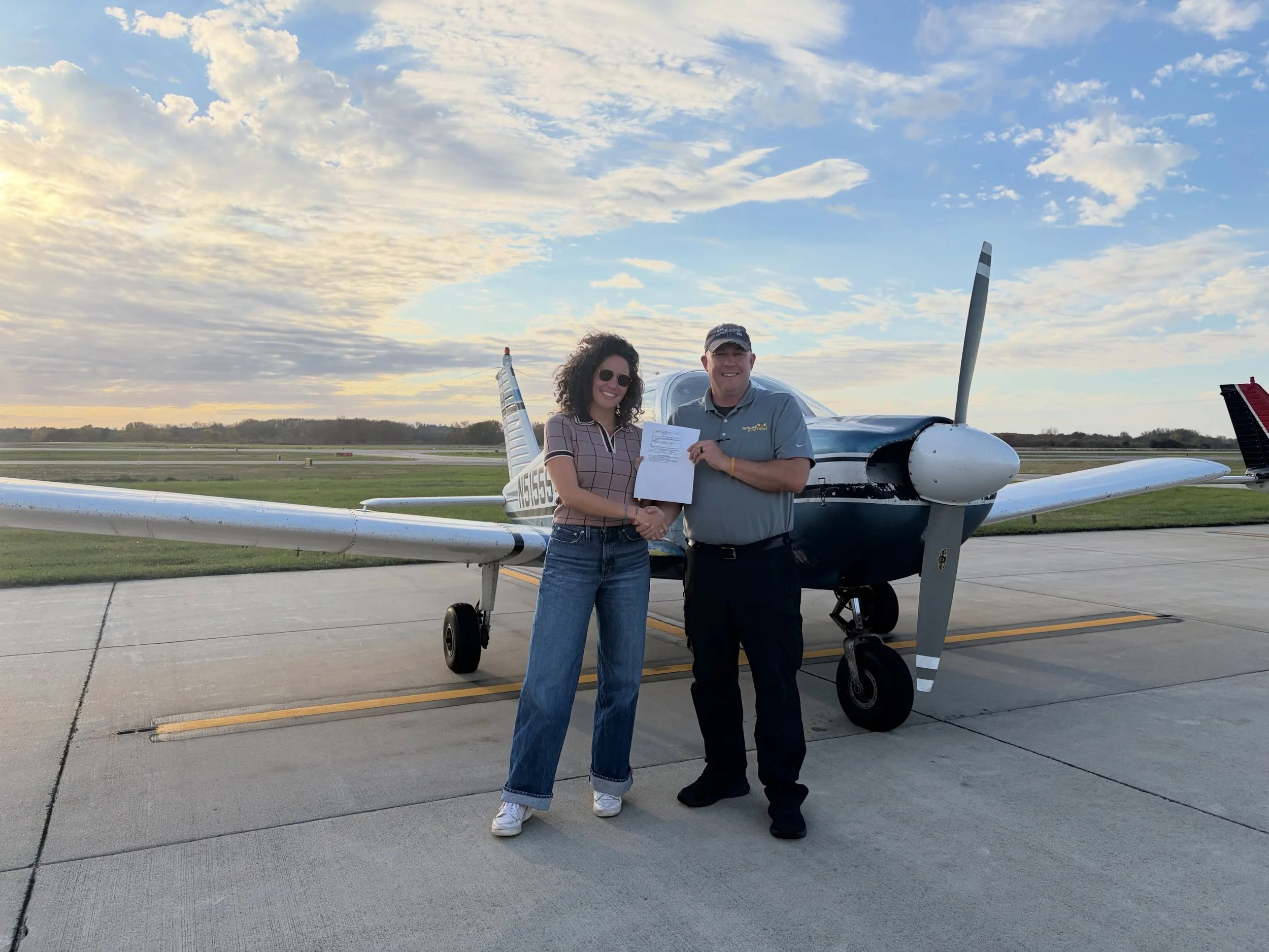 Congratulations to Lindsey on completing our 10-Day Accelerated CFI Course and earning her CFI certificate! ✈️🎉

Lindsey&rsquo;s hard work, dedication, and determination paid off. We&rsquo;re proud of her accomplishment and excited to see where her 