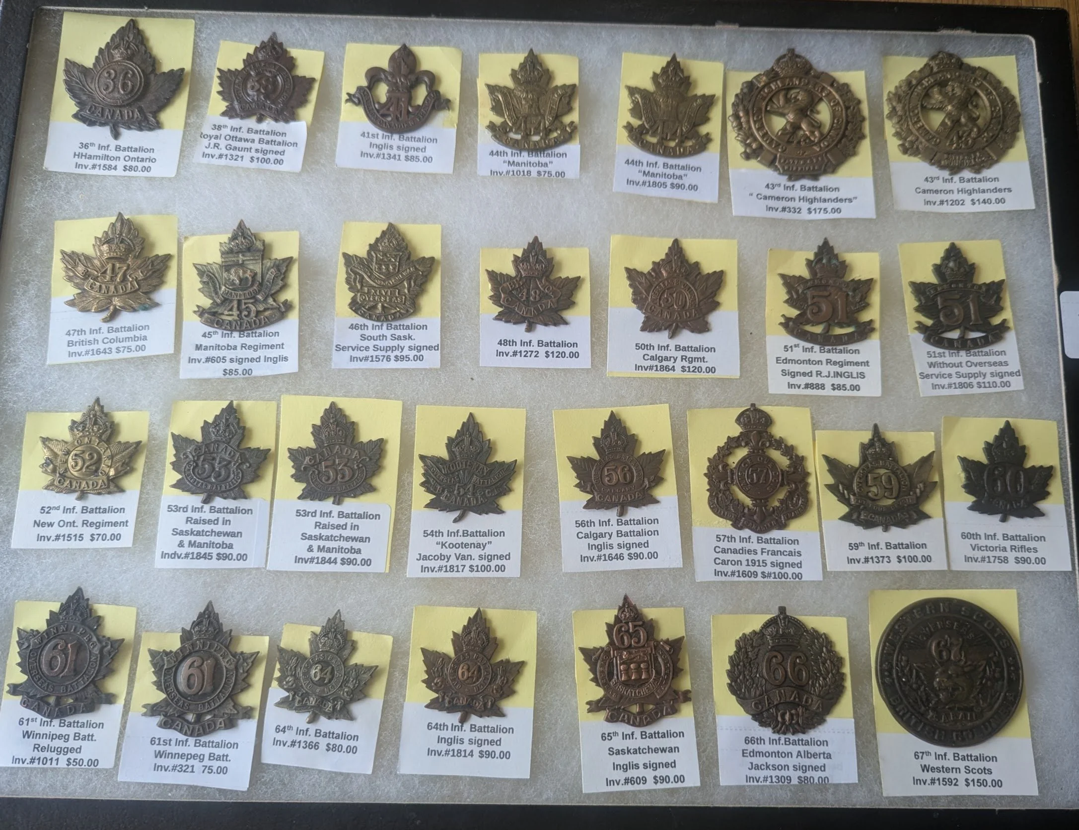 CEF - Badges: Tray 1 as of Nov 14,2025