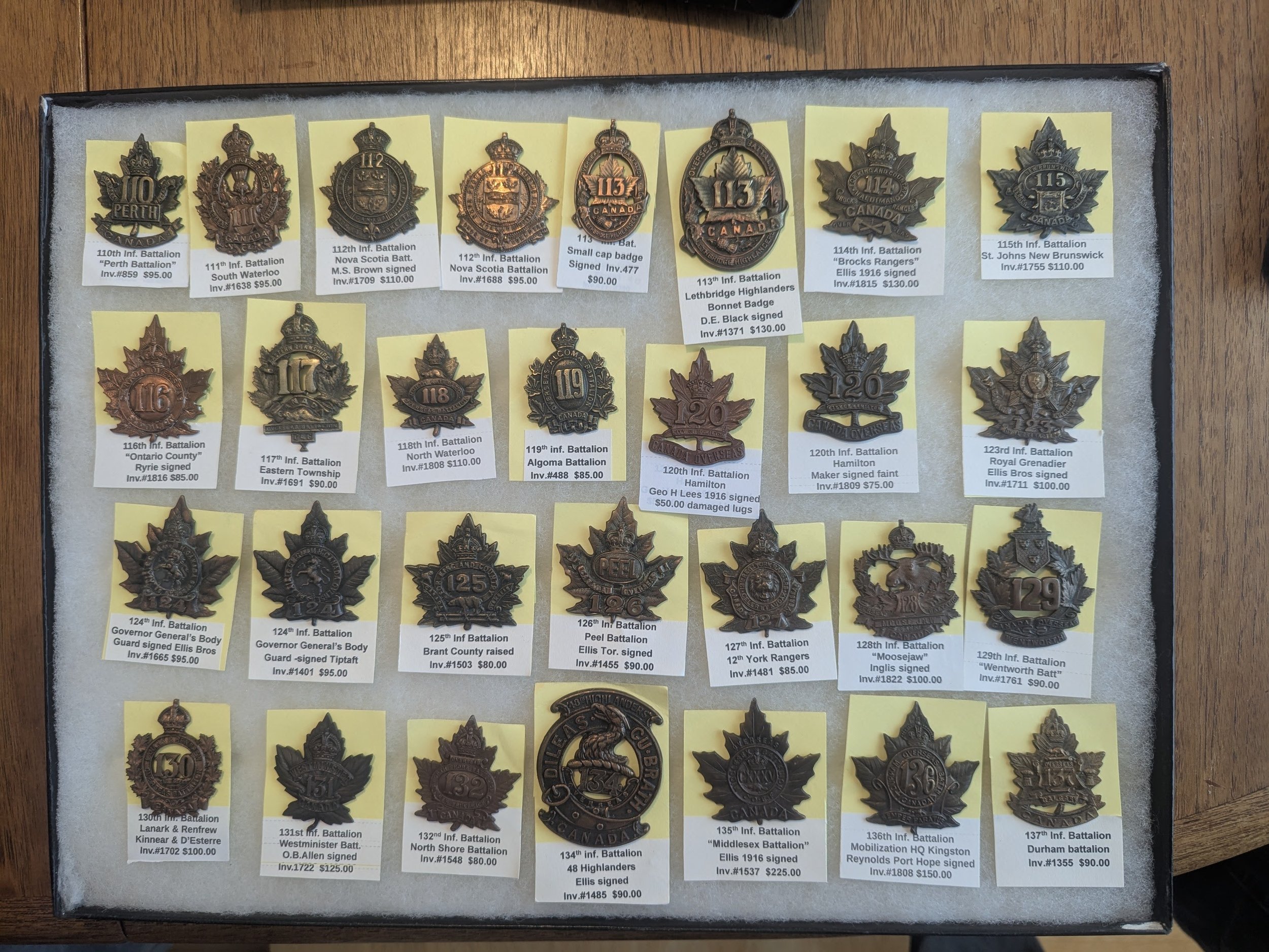 CEF - Badges: Tray 3 as of March 6,2025