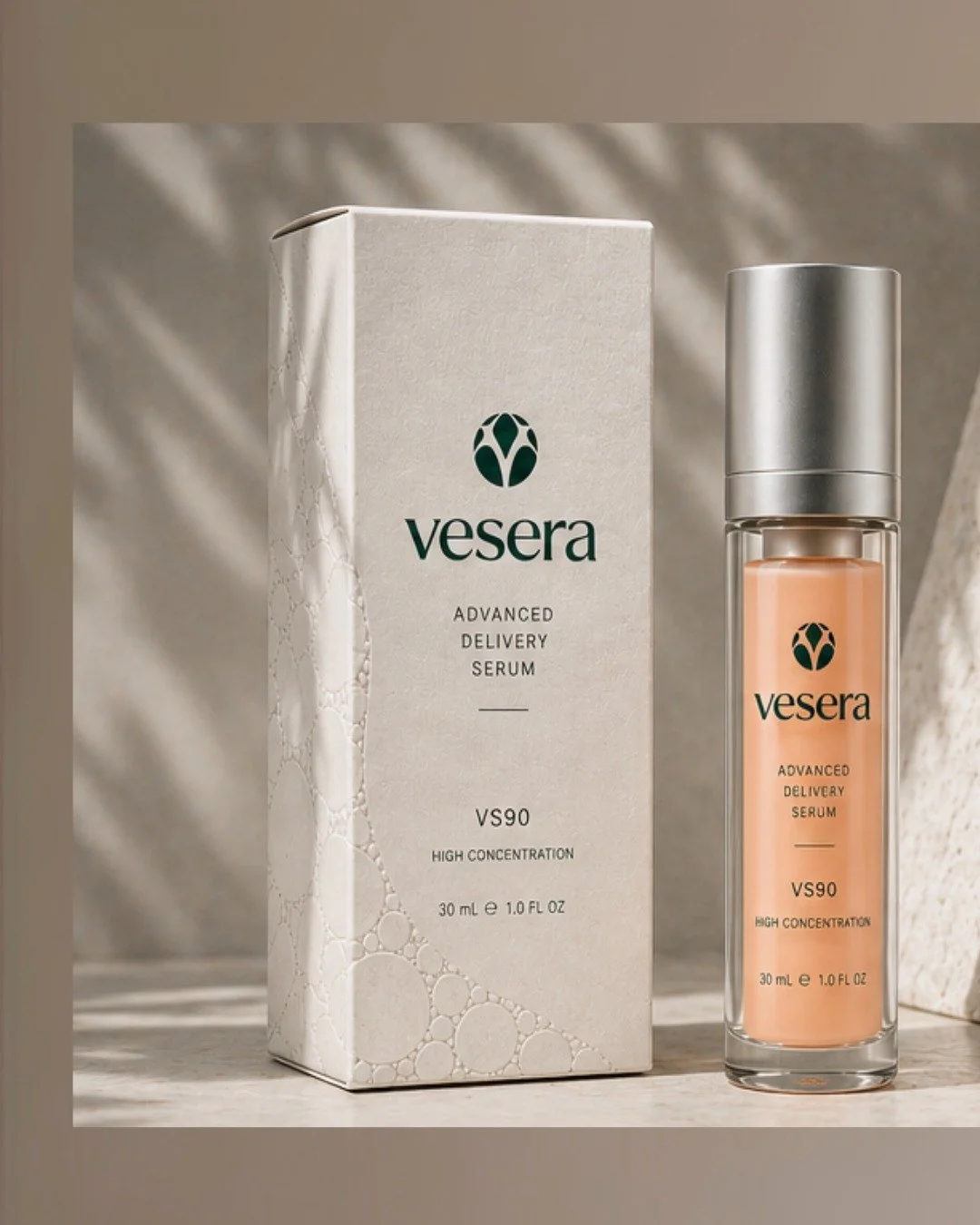 Packaging is often the first physical interaction someone has with a brand.

For Vesera, we explored a packaging direction designed to balance three key attributes: scientific efficacy, premium quality, and human warmth.

The clean layouts and restra
