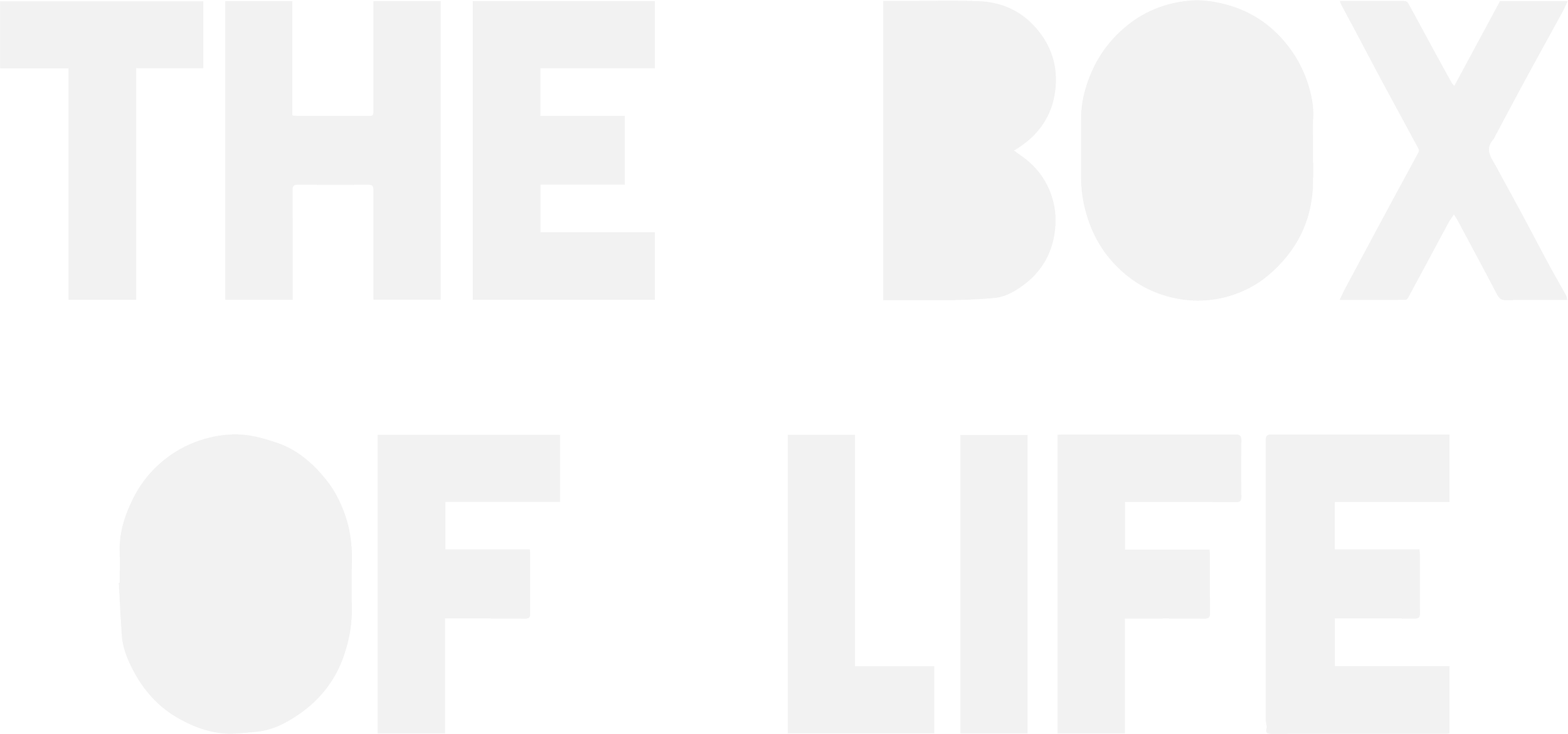 Text reading 'THE BOX OF LIFE' in bold white letters on a black background.